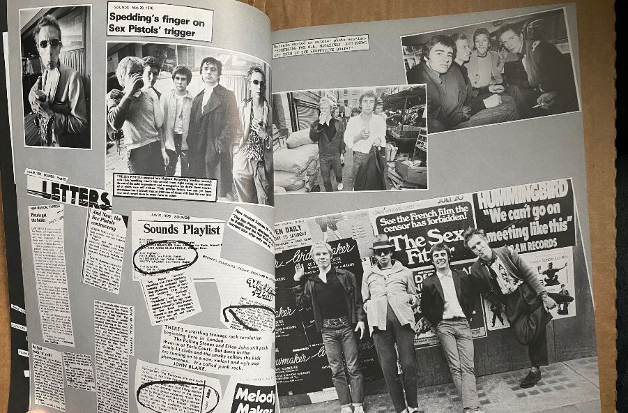 Sex Pistols File Book 1995 Ray Stevenson Photos, Stories, Clippings, Punk Rock