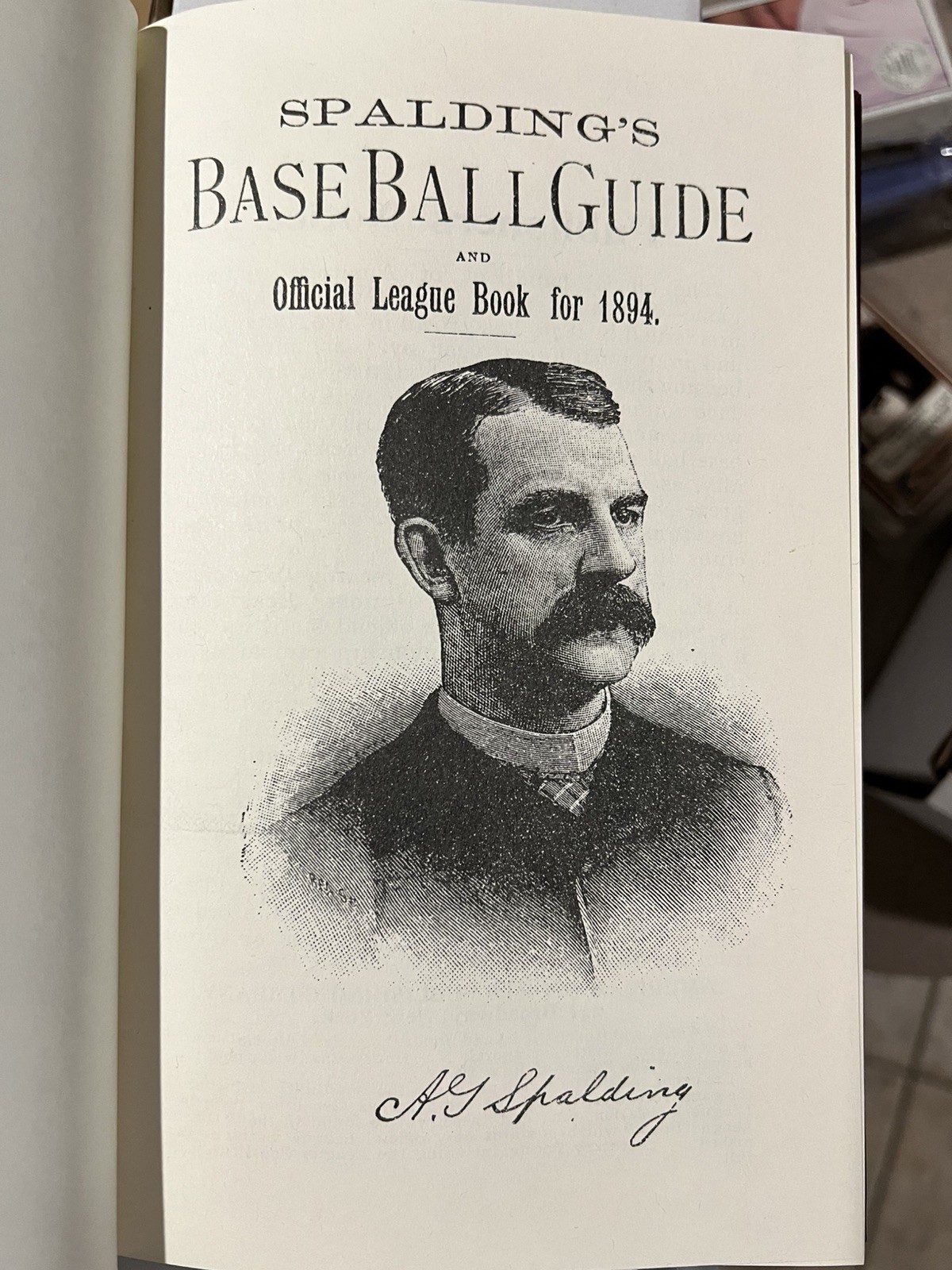 1894 SPALDING’S BASEBALL GUIDE ~ Amereon House | 166 pages ~ 1 of 80 REPRINT!