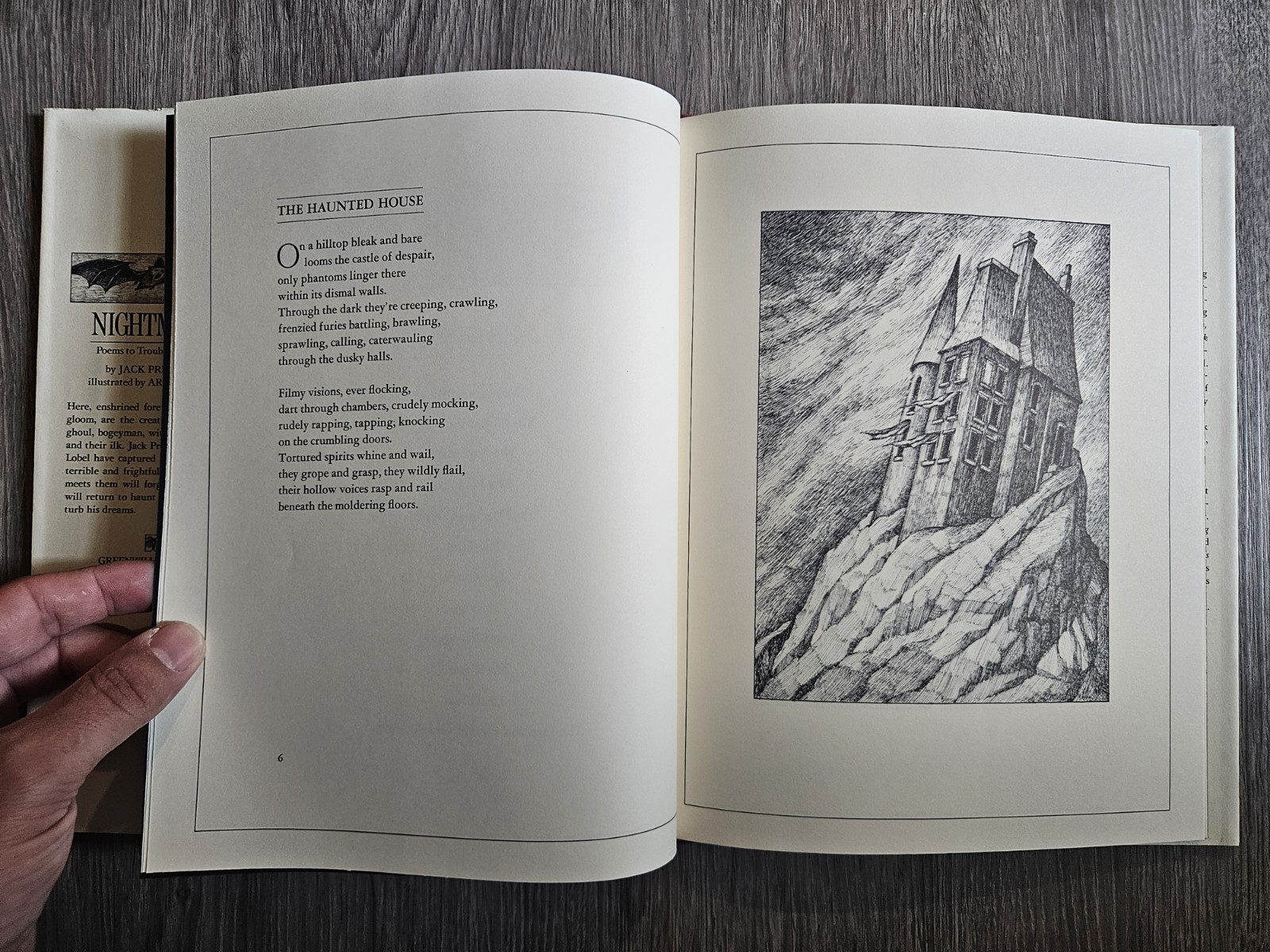 NIGHTMARES Poems to Trouble Your Sleep Jack Prelutsky & Arnold Lobel 1976 SIGNED