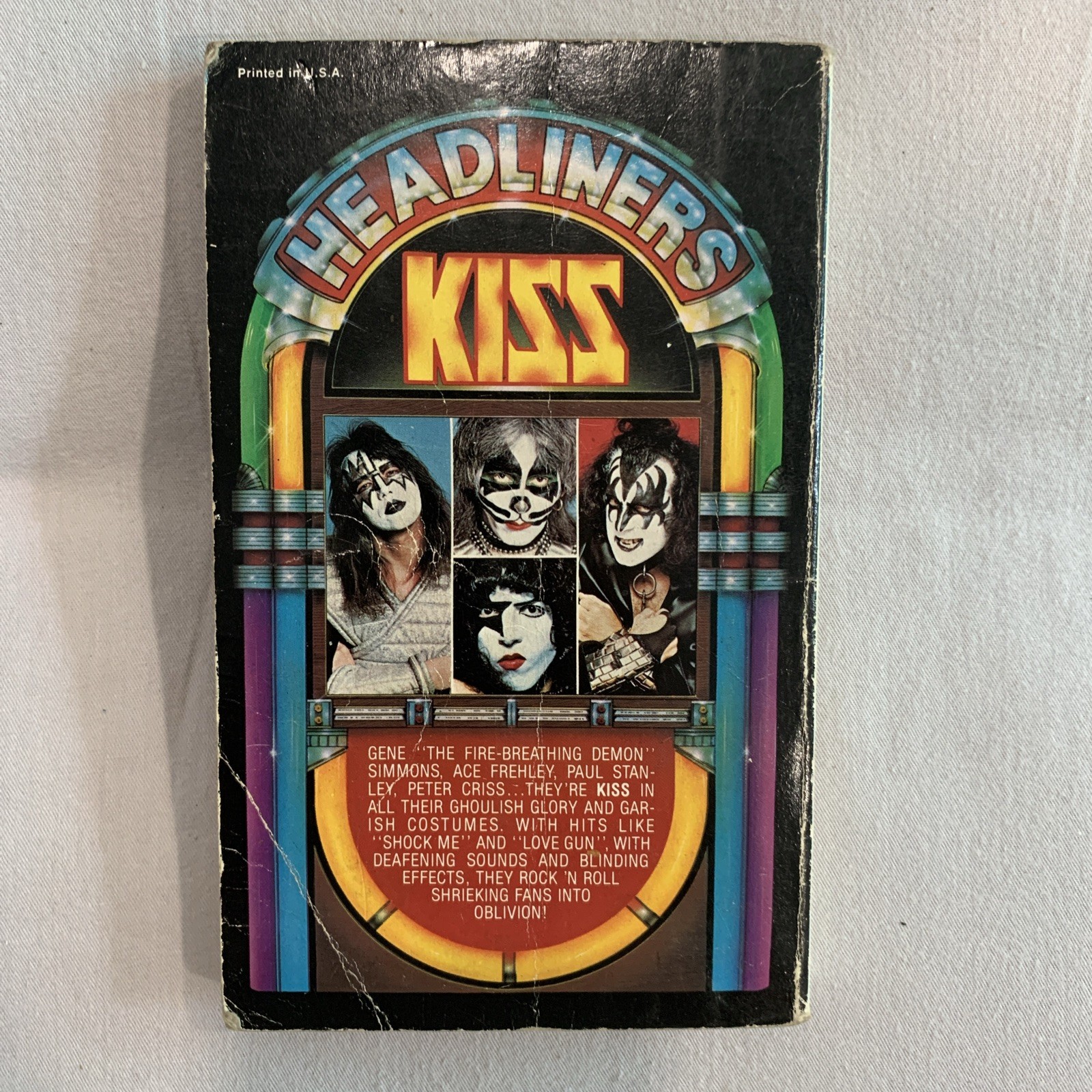Headliners: KISS The Greatest Rock Show On Earth Book, John Swenson 1978