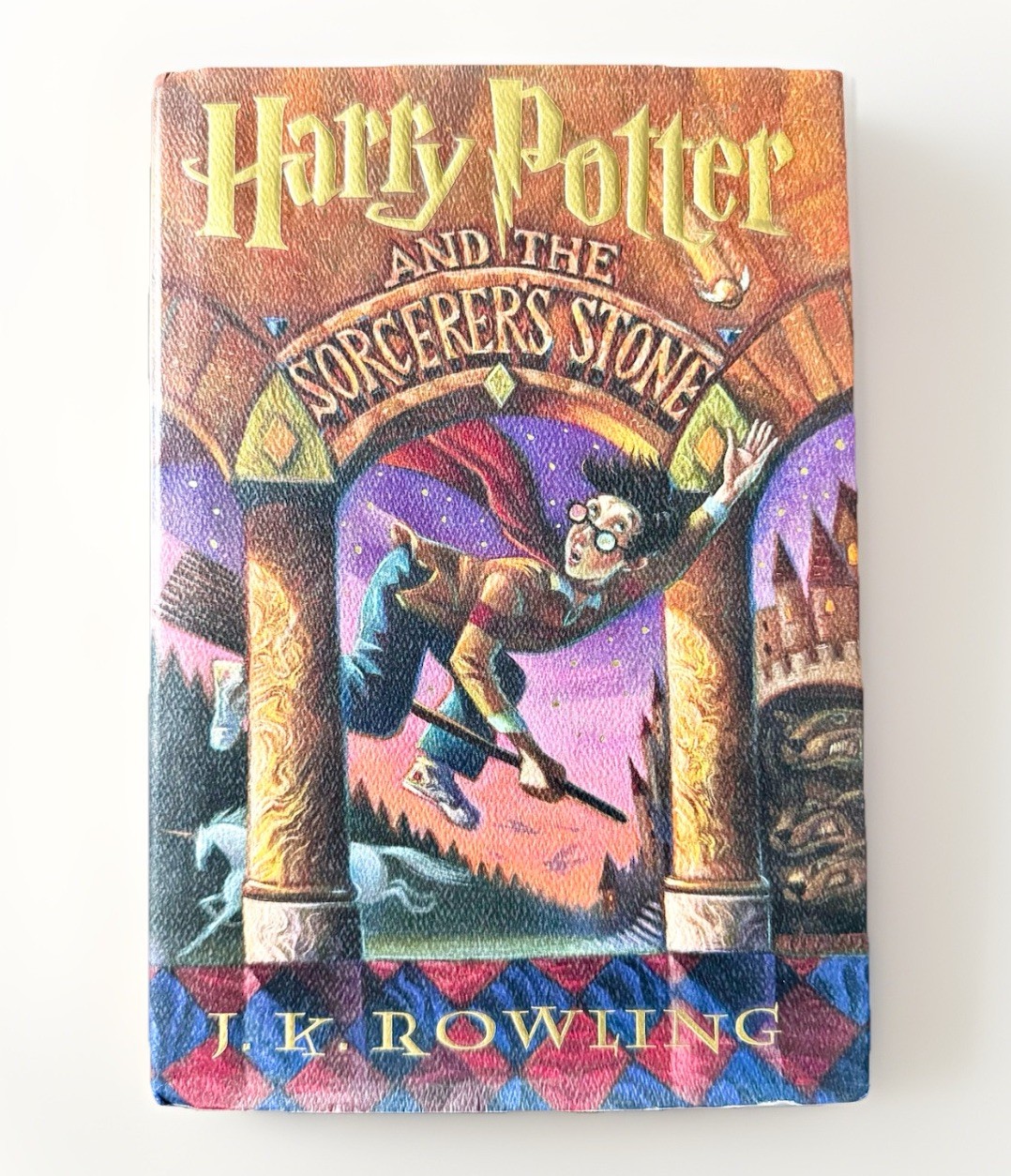 Harry Potter Sorcerer’s Stone 1st American Edition 1998 HC DJ GrandPré Levine
