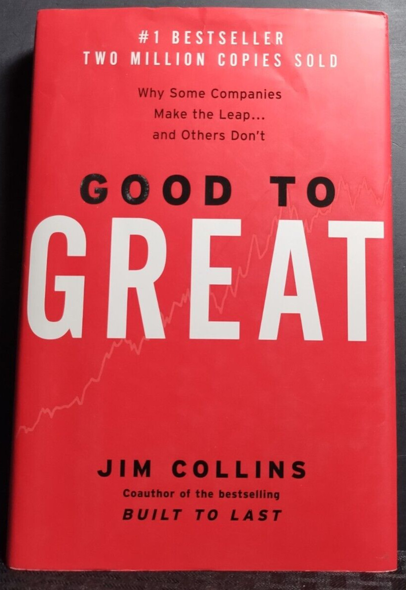 Good to Great Jim Collins HB DJ Business Leadership Management Hardcover