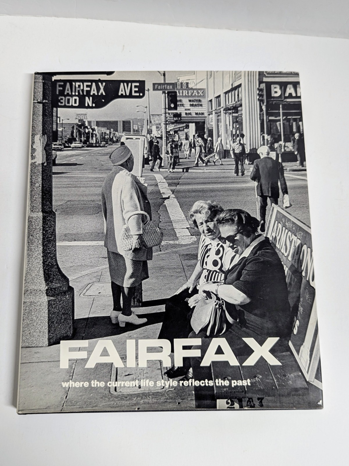 Fairfax : Photographs And Poems By Harvey Edwards HCdj 1976 Jewish