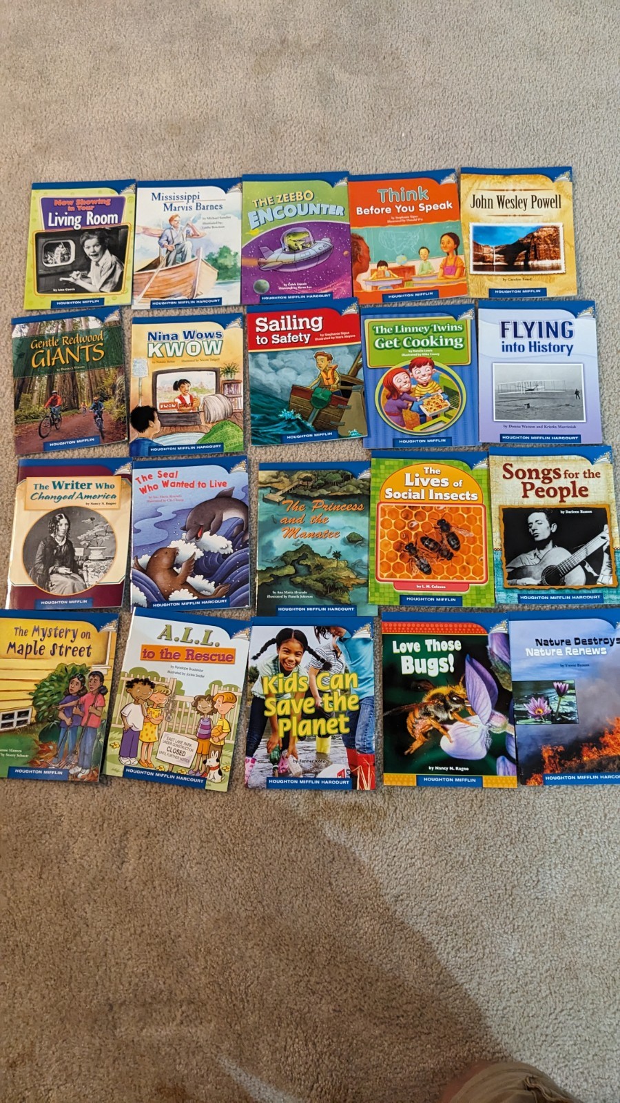 Lot of (147) Houghton Mifflin Leveled Readers Levels No Duplicates Books