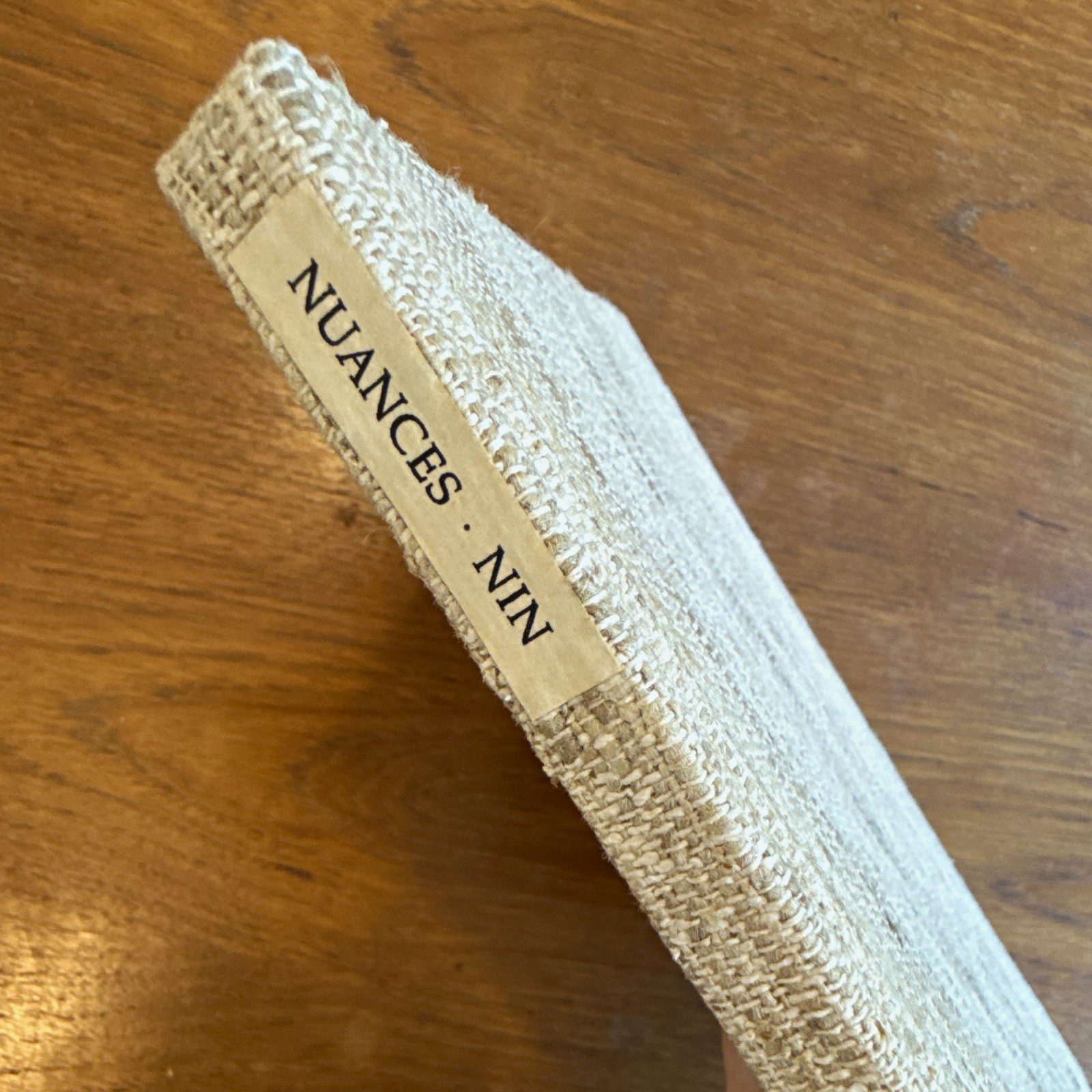 Anaïs Nin’s ‘Nuances’ signed Hardcover Book #52