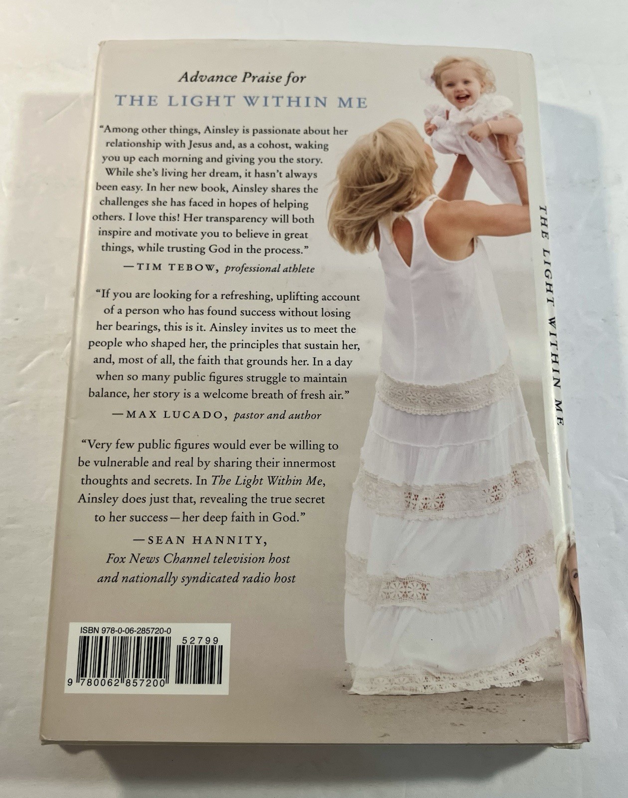 The Light Within Me 1ST ED Signed Book Autographed Ainsley Earhardt Free Shipp