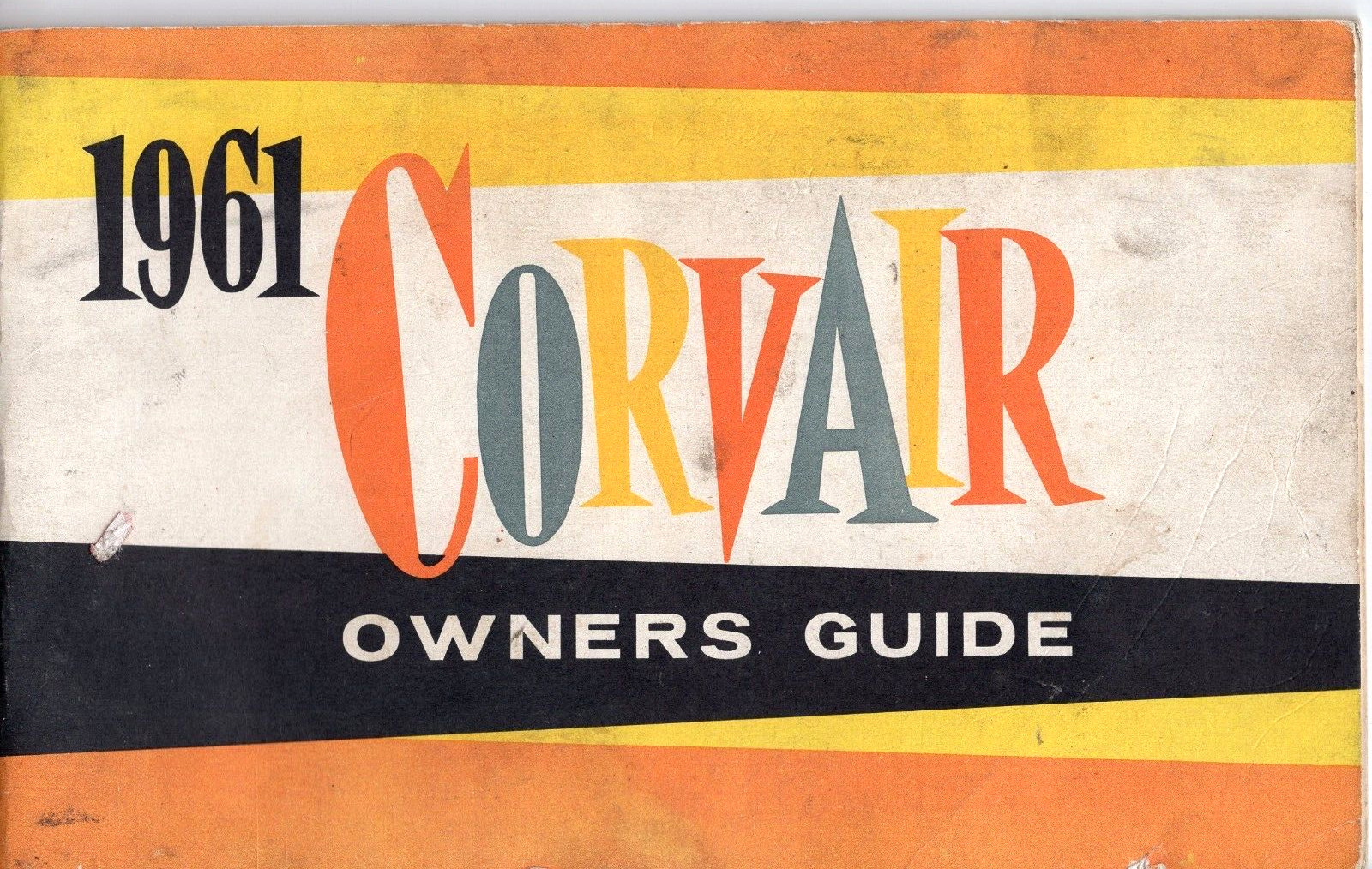 1961 Corvair Owner Guide Chevrolet 2nd Edition MN531