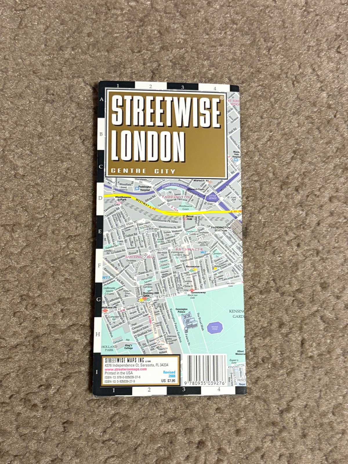 Streetwise London Laminated City Center Street Map By Streetwise Maps