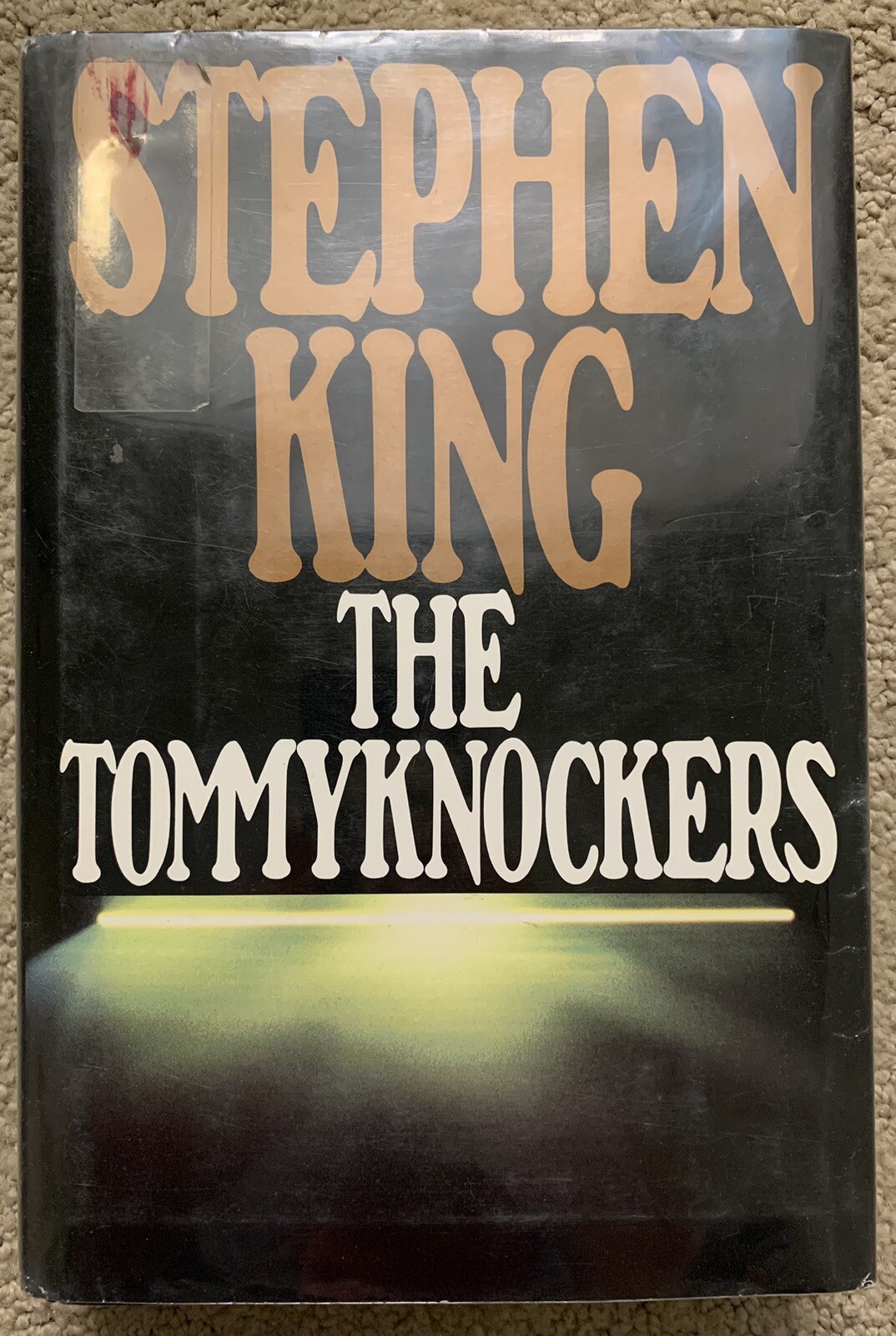 THE TOMMYKNOCKERS BY STEPHEN KING 1987 PUTNAM BOMC HCDJ FORMER LIBRARY BOOK