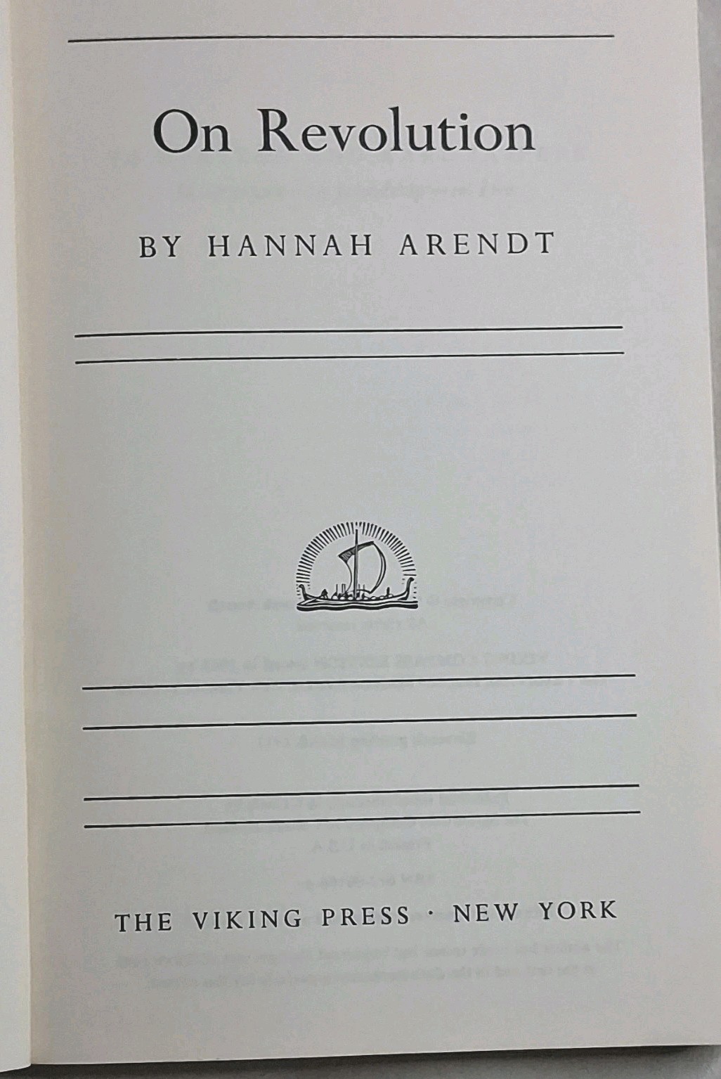 HANNAH ARENDT Between Past & Future & On Revolution 2 Viking Press PB 1971-73