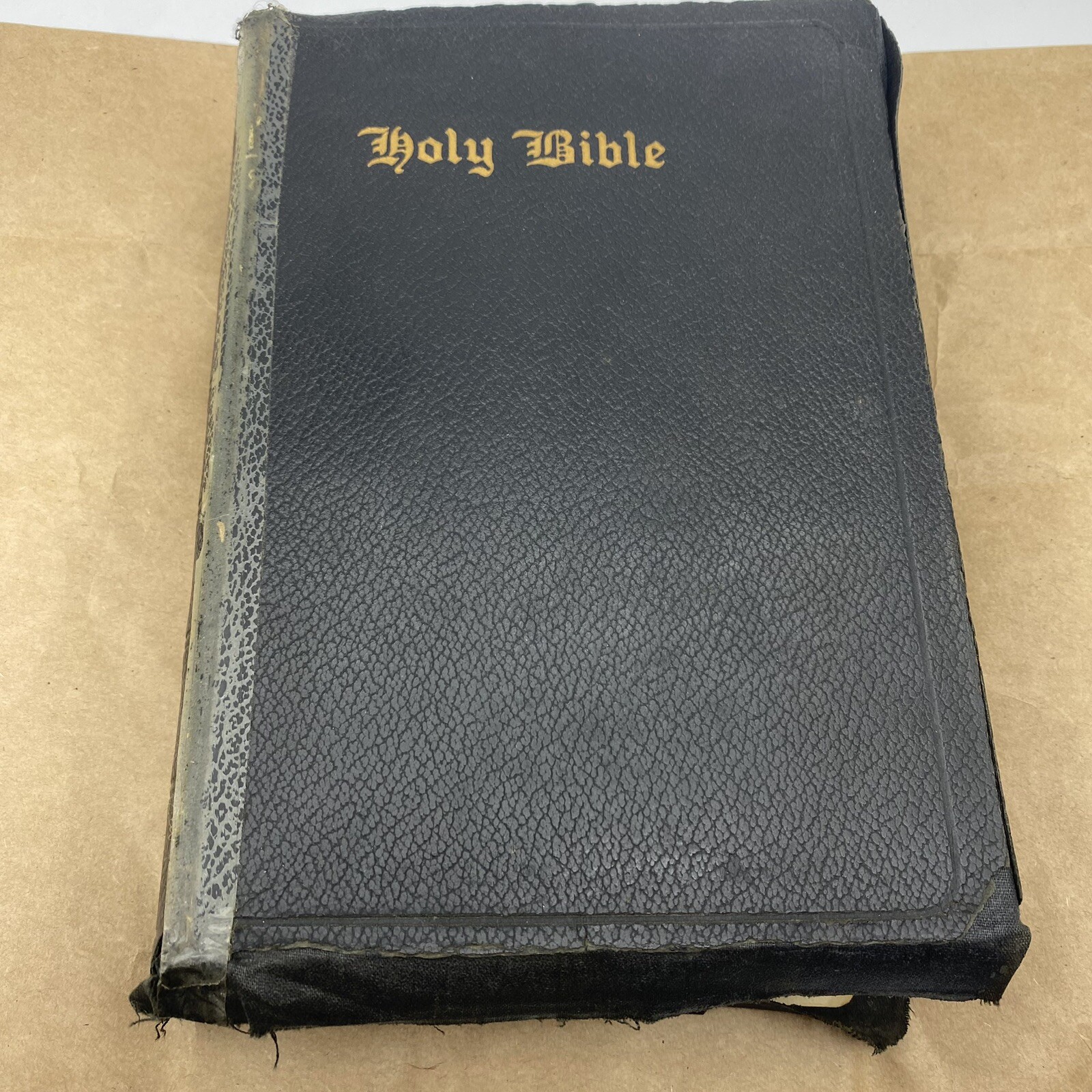 Holy Bible, The Inspirational Bible KJV 1941 Leather Thumb Index John A. Dickson