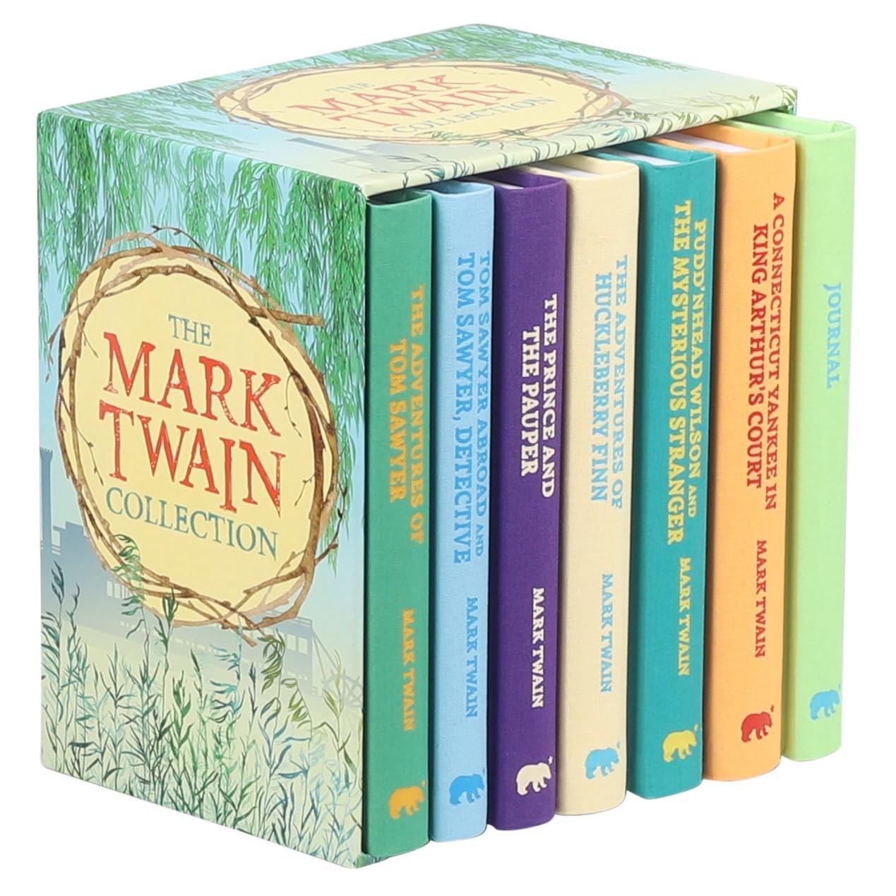 The Mark Twain Collection: Complete 6 Book Box Set with Journal