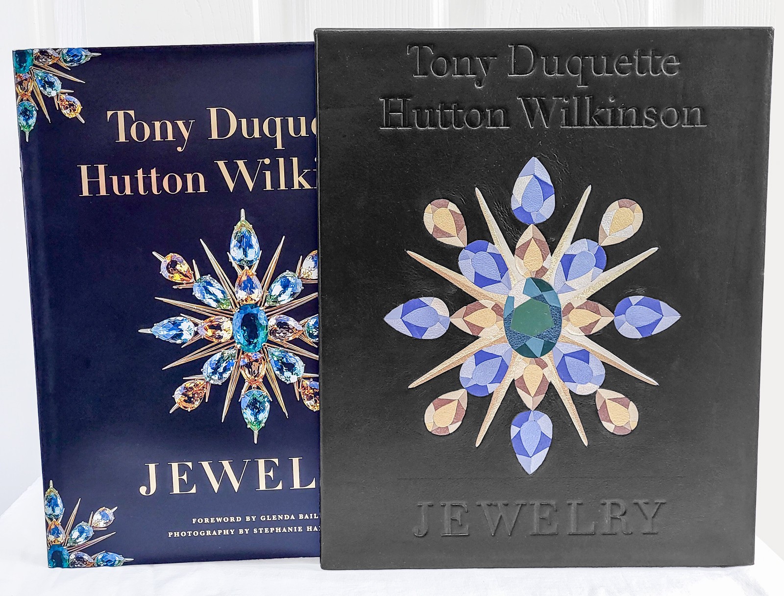 *SIGNED* Tony Duquette Jewelry Hutton Wilkinson Coach Leather Luxury Edition