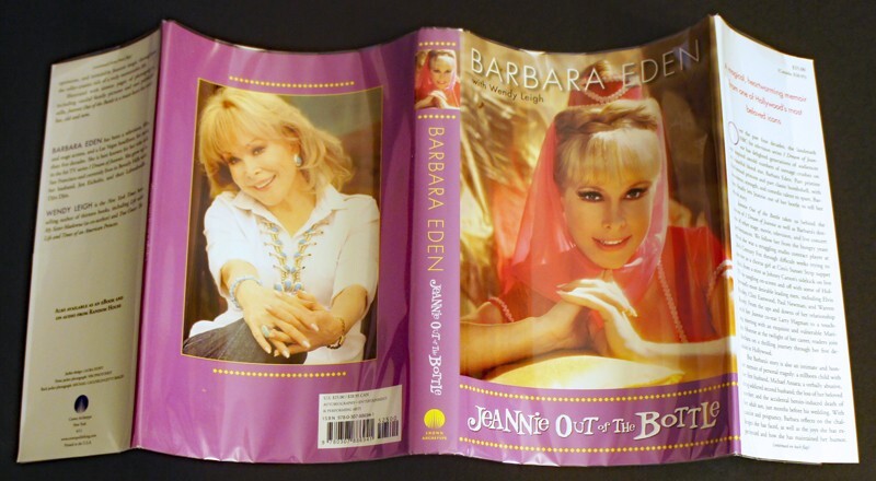 Barbara Eden SIGNED 1ST ED – Jeannie Out of the Bottle HC/DJ with Mylar Cover