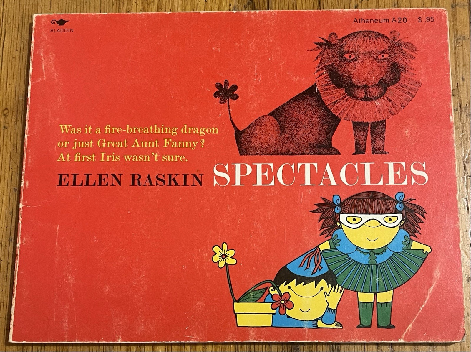 SPECTACLES : by Ellen Raskin : glasses : vintage