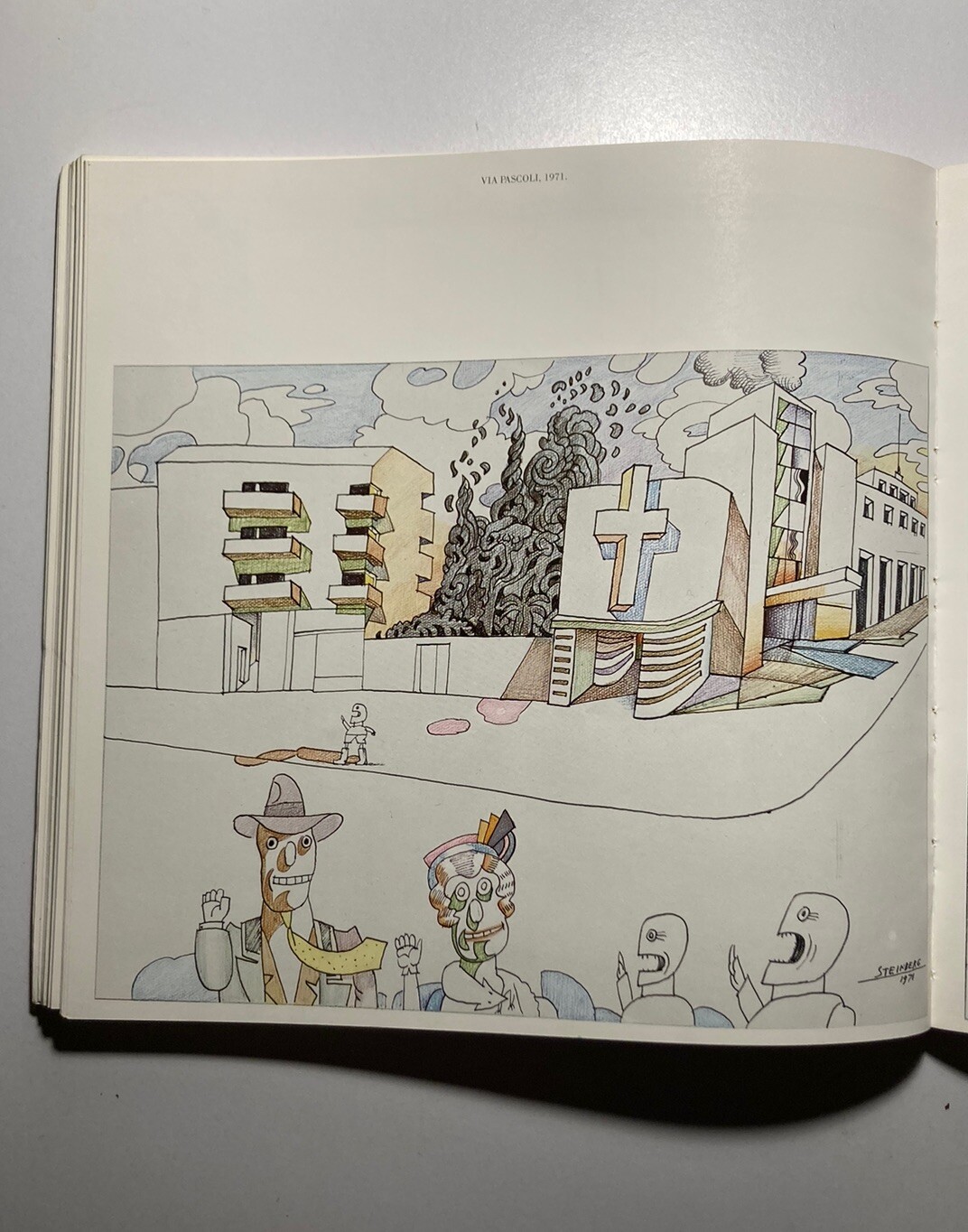 SAUL STEINBERG by Harold Rosenberg 1978 Softcover FIRST EDITION 2nd Print VG