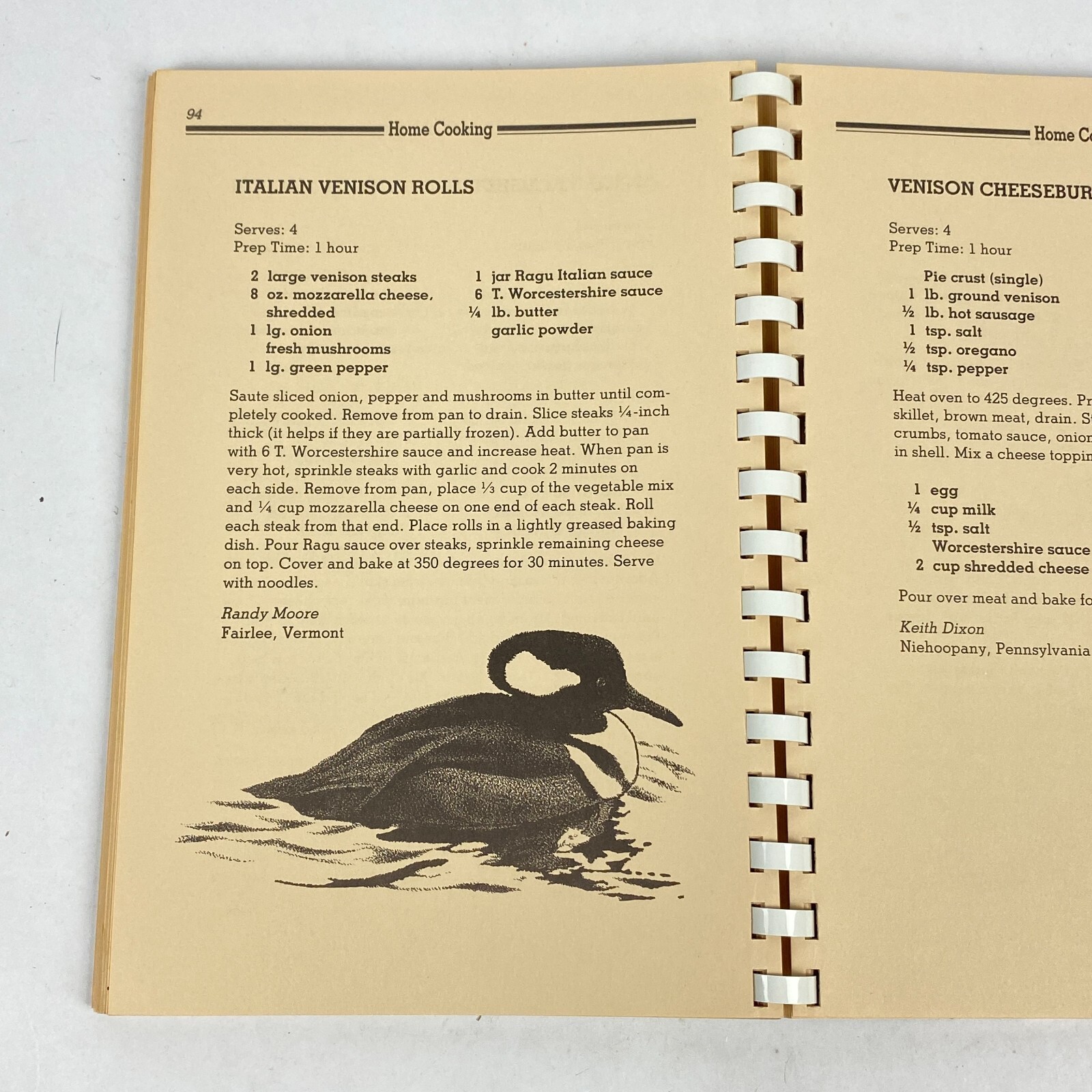 1986 NAHC Wild Game Cookbook North American Hunting Club Camp Cooking Vintage