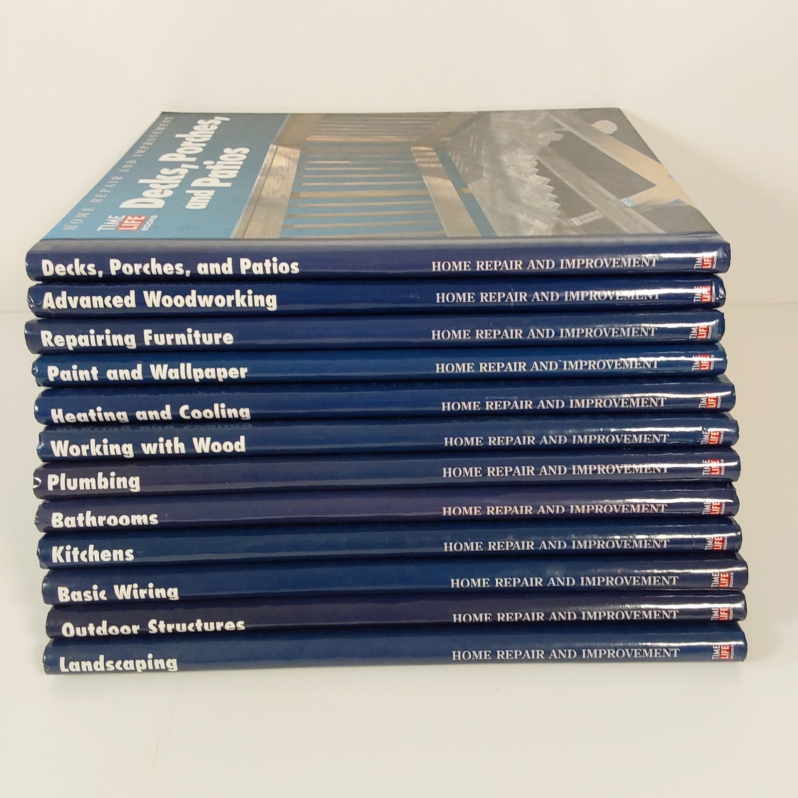 Time Life Complete Home Repair Improvement 12 Book Set Spiral Hardcover 1997