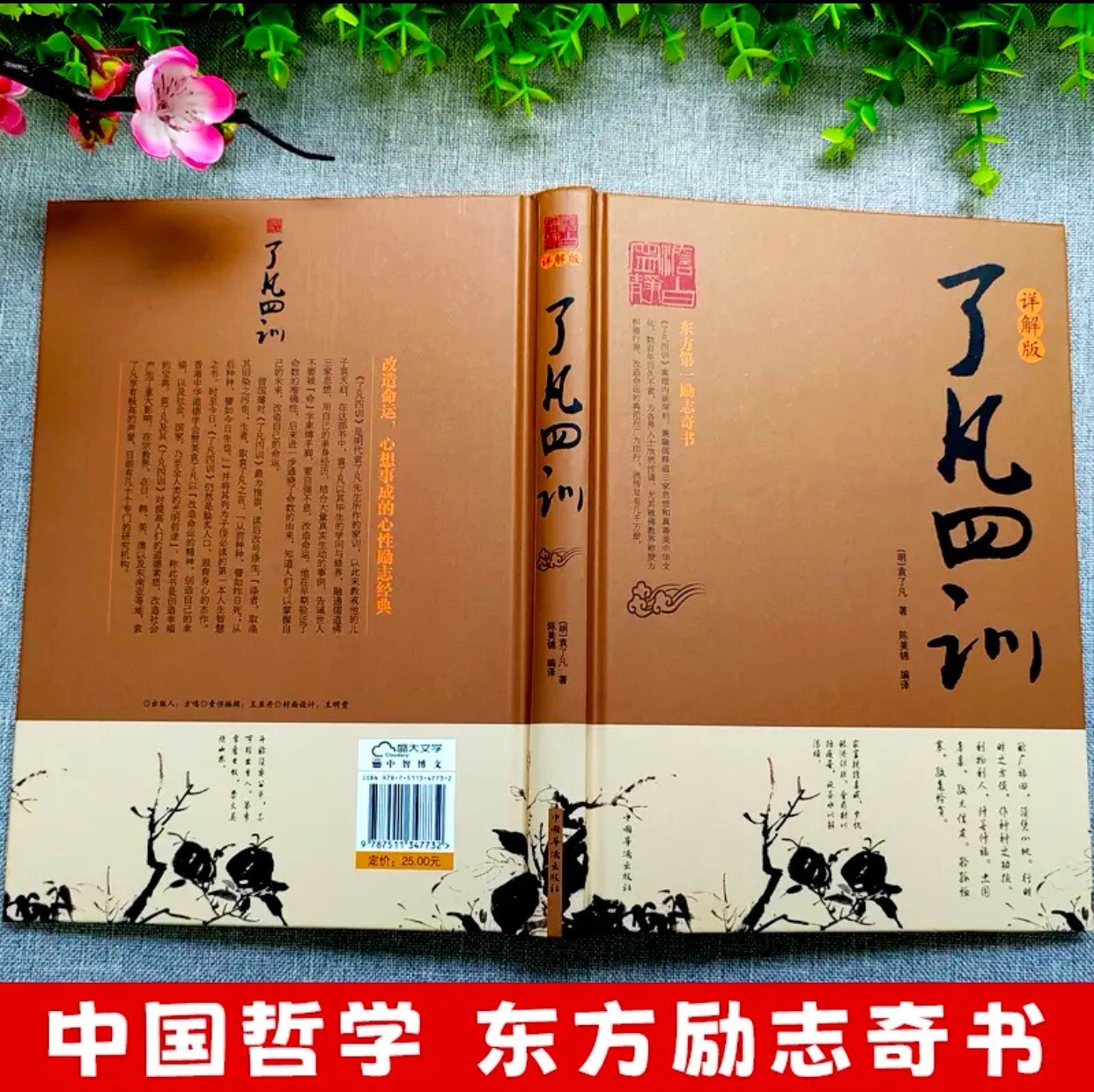了凡四训 袁了凡著自我修养国学哲学书籍