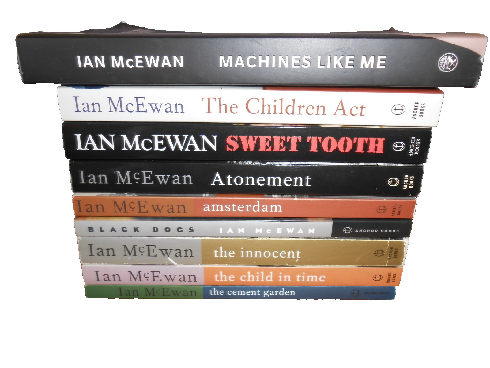 Ian McEwan lot of 9 Novels (Atonement~Amsterdam+) – TPB VGC