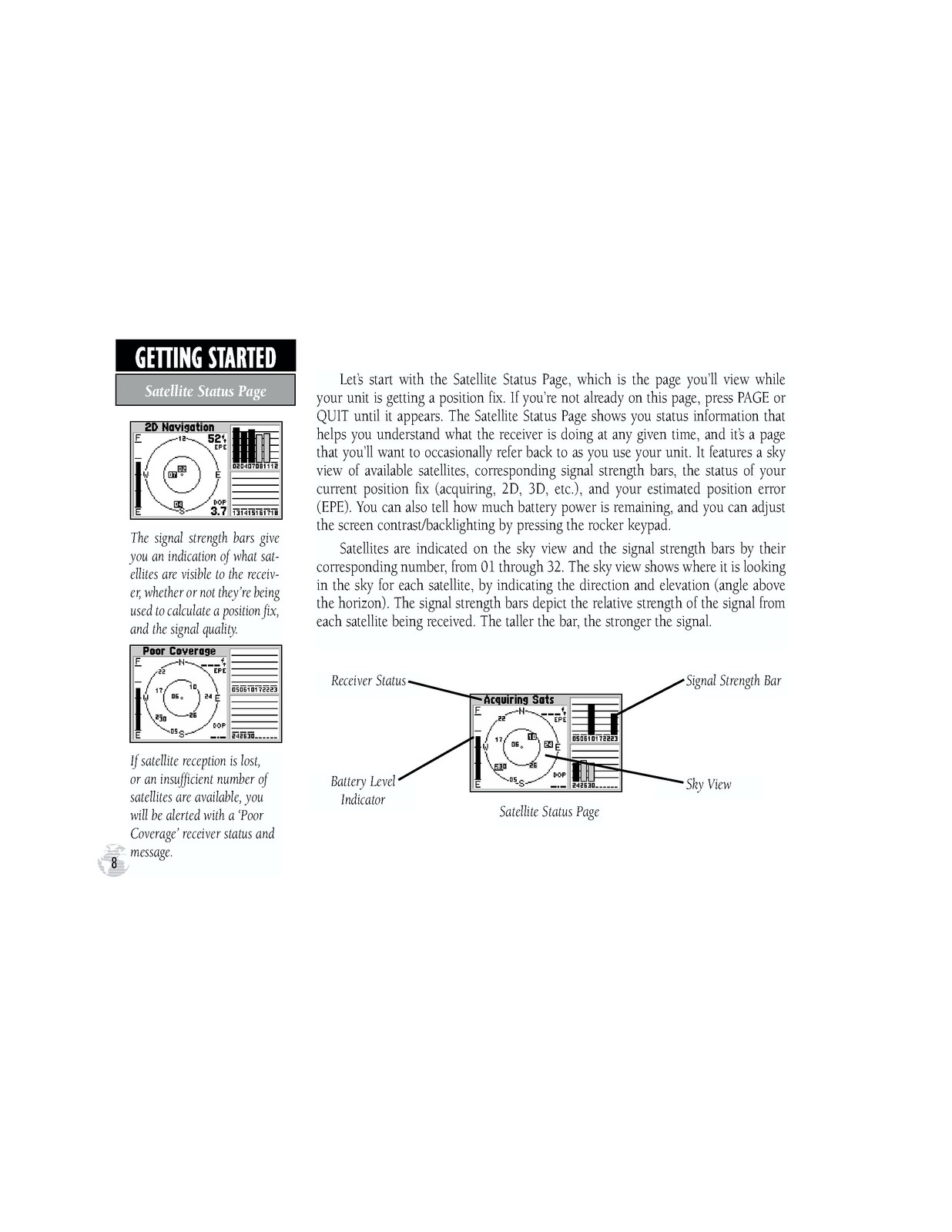 GARMIN GPS III Owners Manual And Reference 2001 – WIRE BOUND – TOUGH COVERS