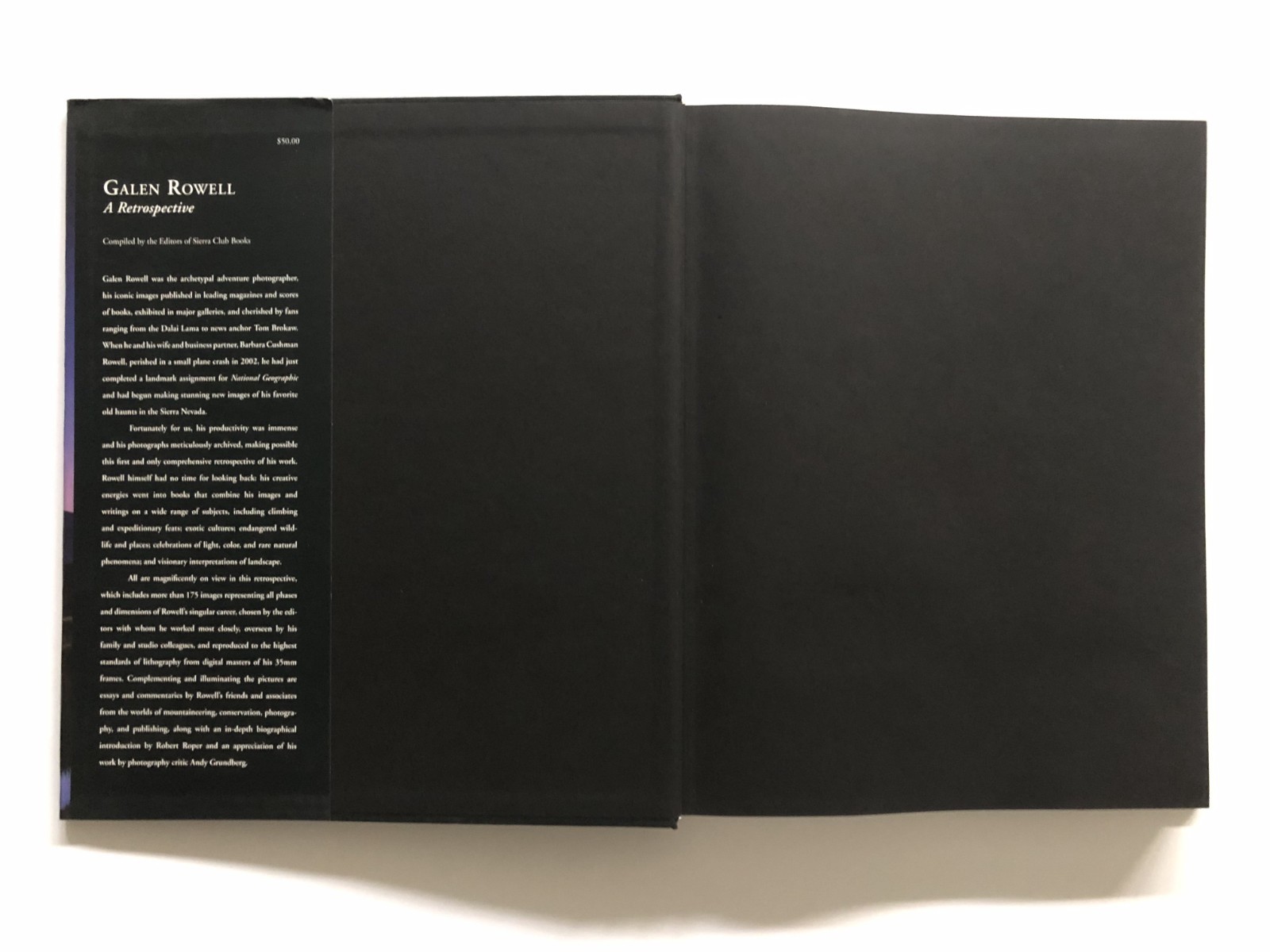 Galen Rowell – ‘A Retrospective’ (2006) First Edition 13″h X 10.5″w 288 Pages