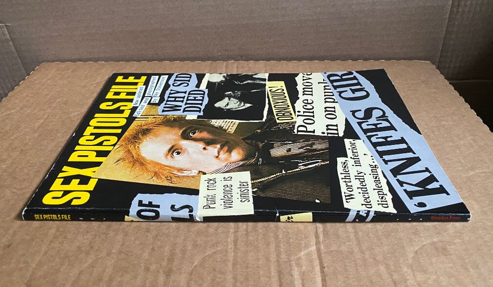 Sex Pistols File Book 1995 Ray Stevenson Photos, Stories, Clippings, Punk Rock