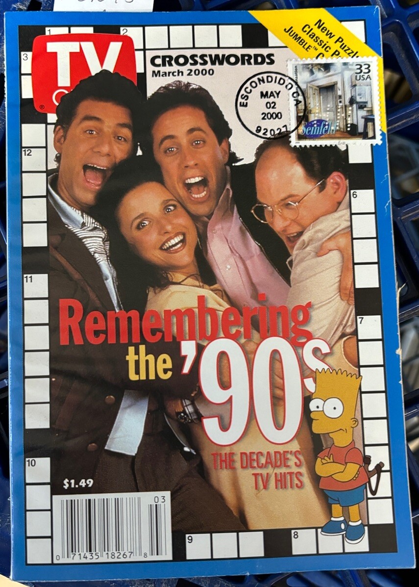 TV Guide Crosswords, March 2000: Remembering the ’90″s [Paperback] various