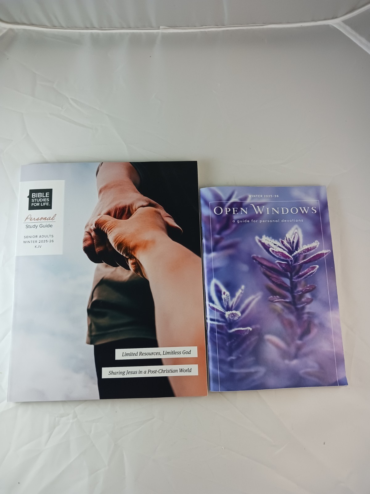 Open Windows Devotions Winter 25-26 & Bible Studies For Life Study Guide 2 Books