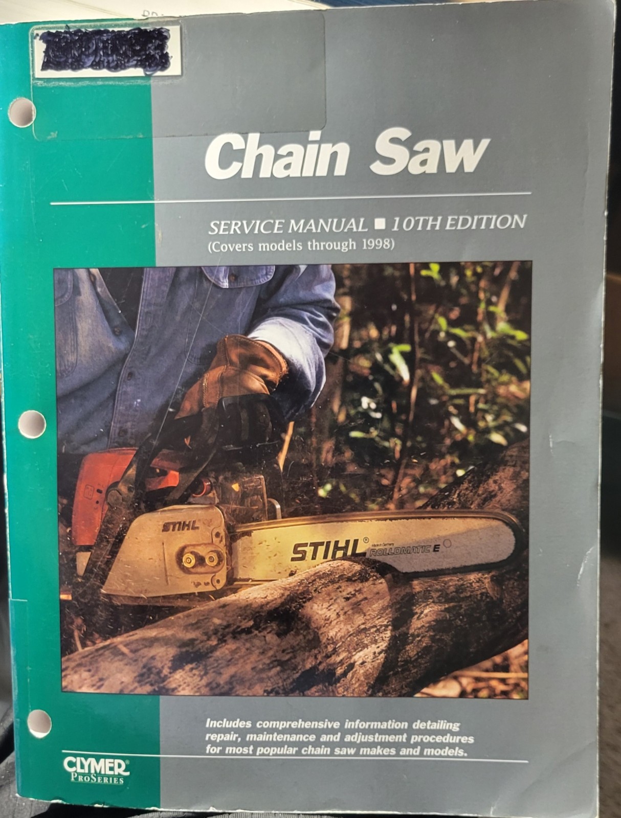 Shop Manual Chain Saw Proseries 10th Edition Service Repair Manual