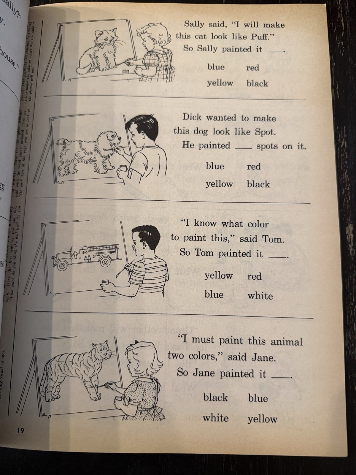 Scott, Foresman New Basic Readers Think-and-Do Book PB Illus 1956 Ed Orange