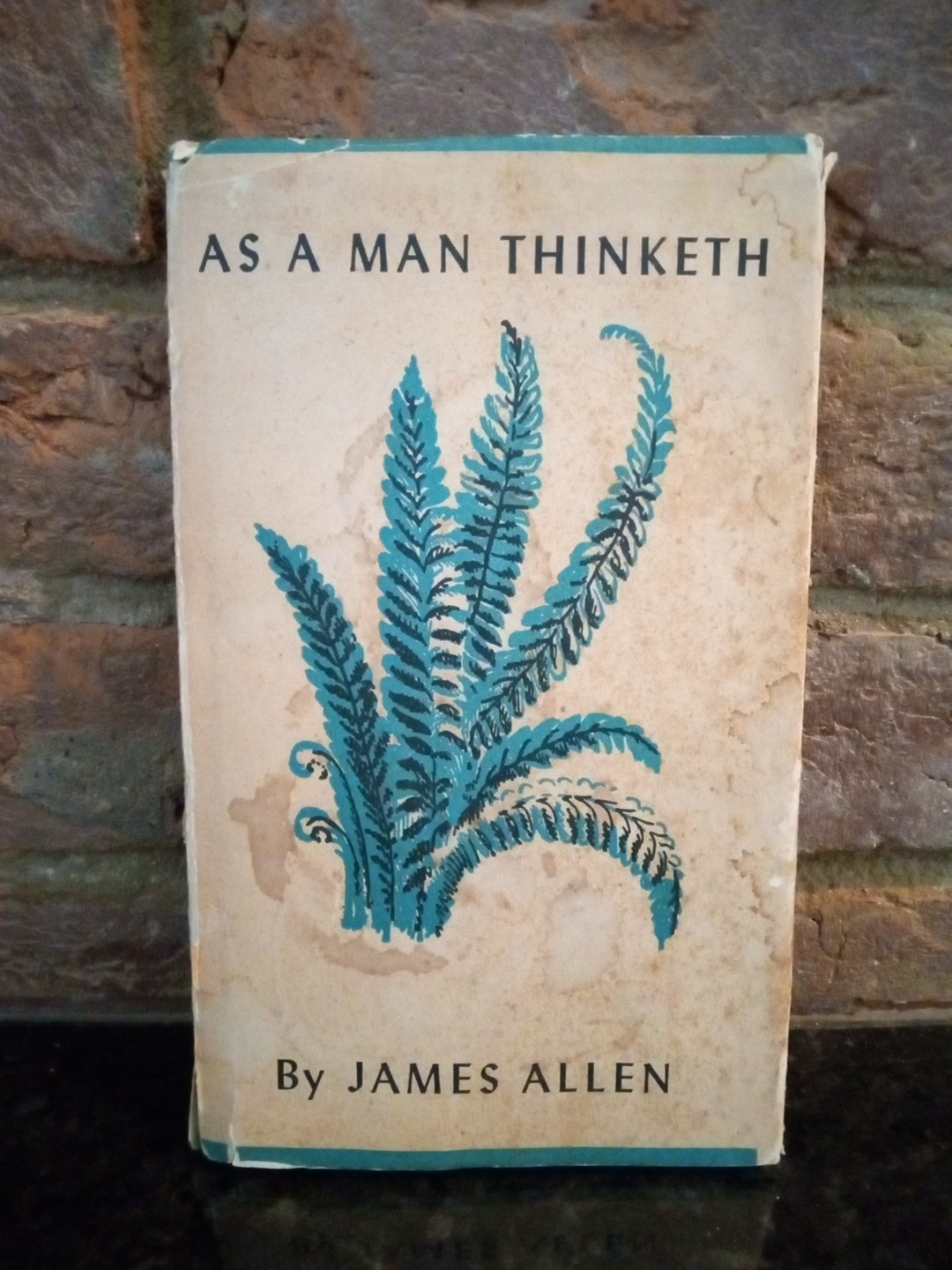As a Man Thinketh Hardcover Dust Jacket James Allen Classic Self‑Help Book
