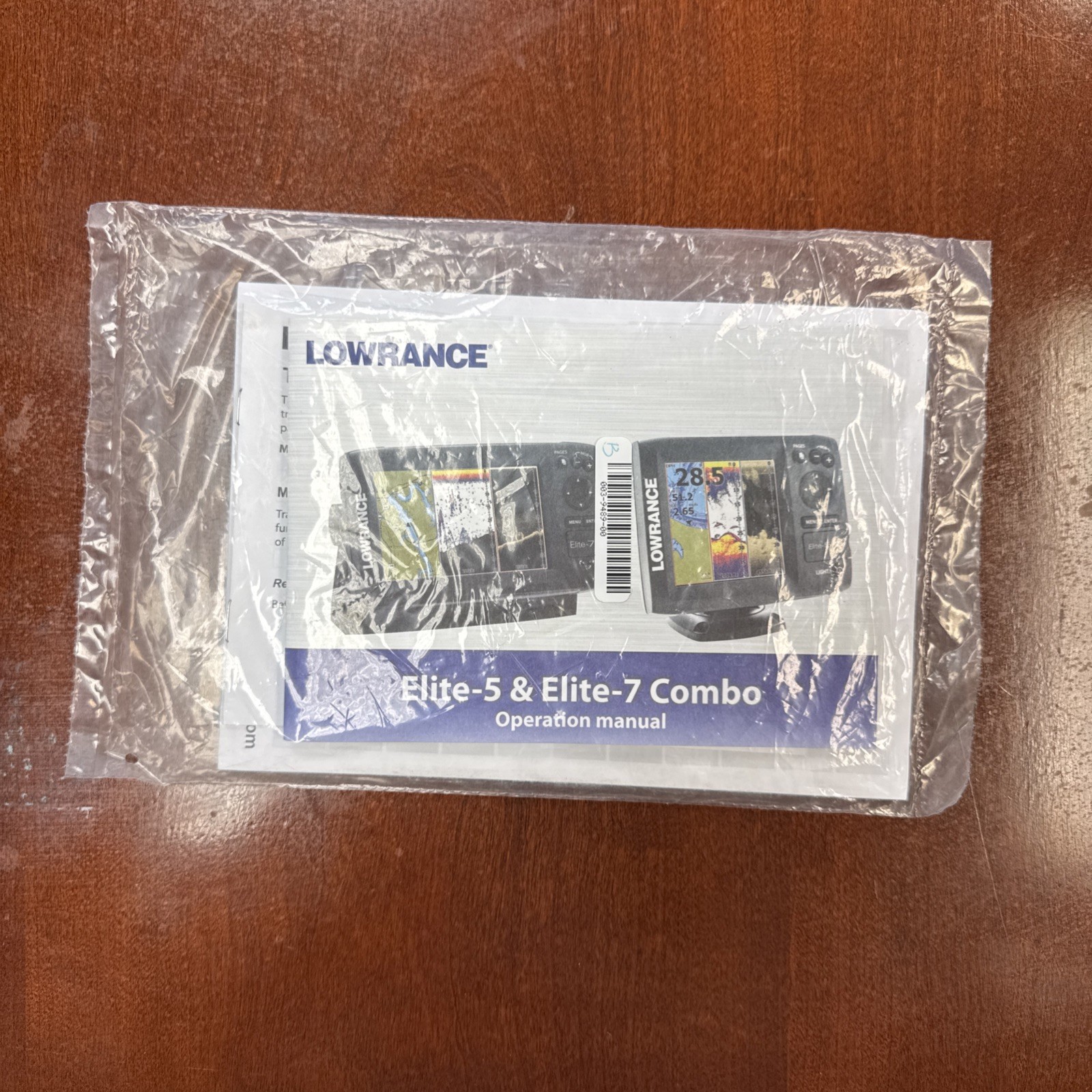 Lowrance Navico Elite 5x Elite 7x Fish Finder Operator Manual Instructions