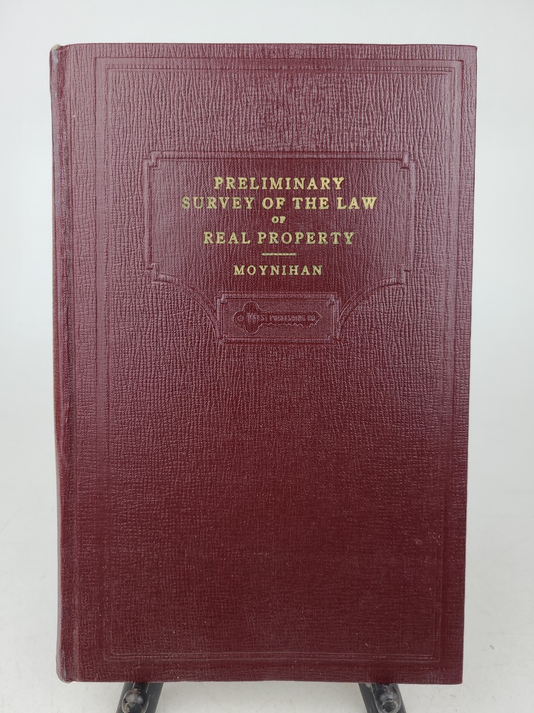 Preliminary Survey of the Law of Real Property by C. Moynihan (1940 Hardcover)