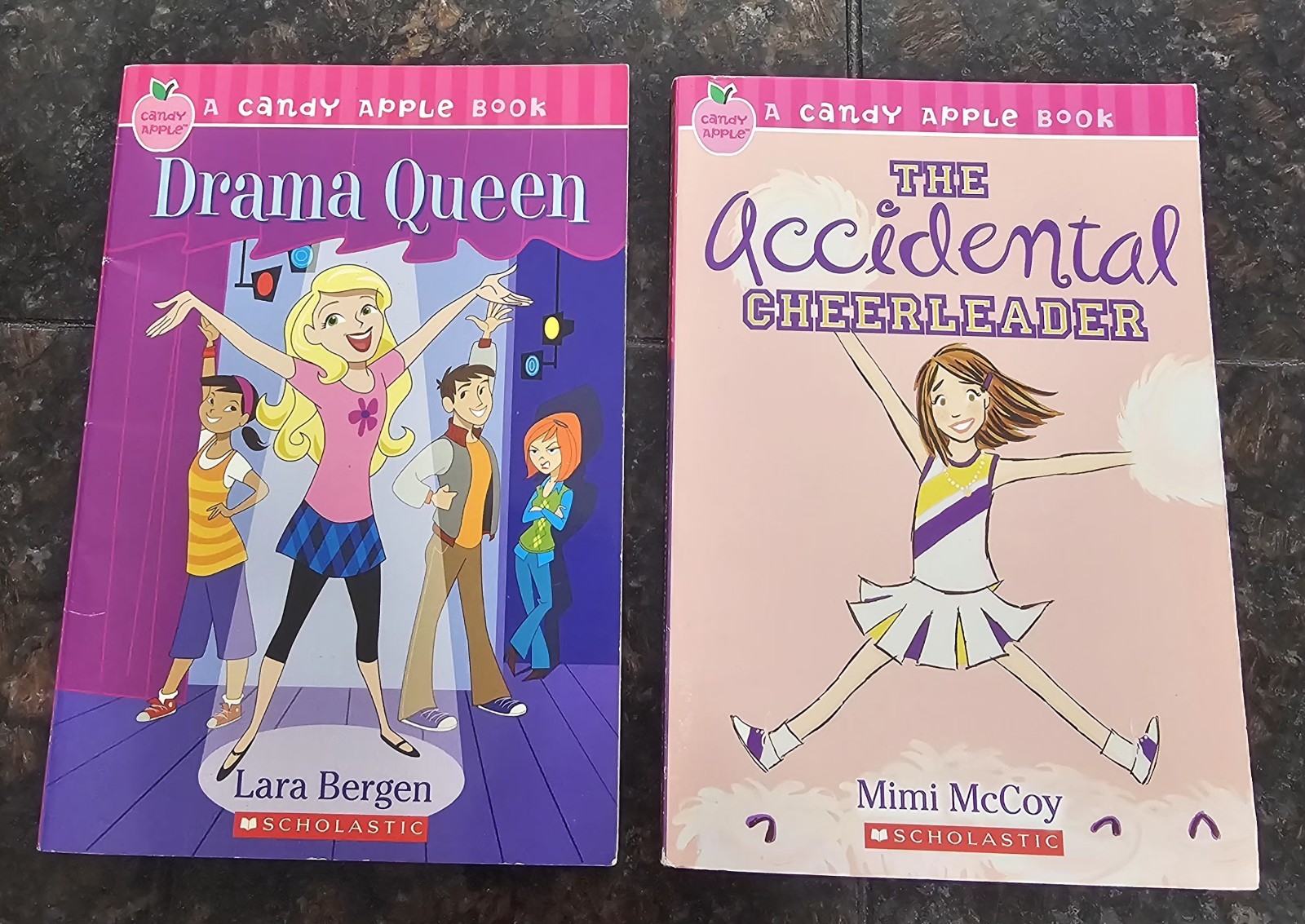 Scholastic Candy Apple Book Drama Queen & The Accidental Cheerleader Paperback