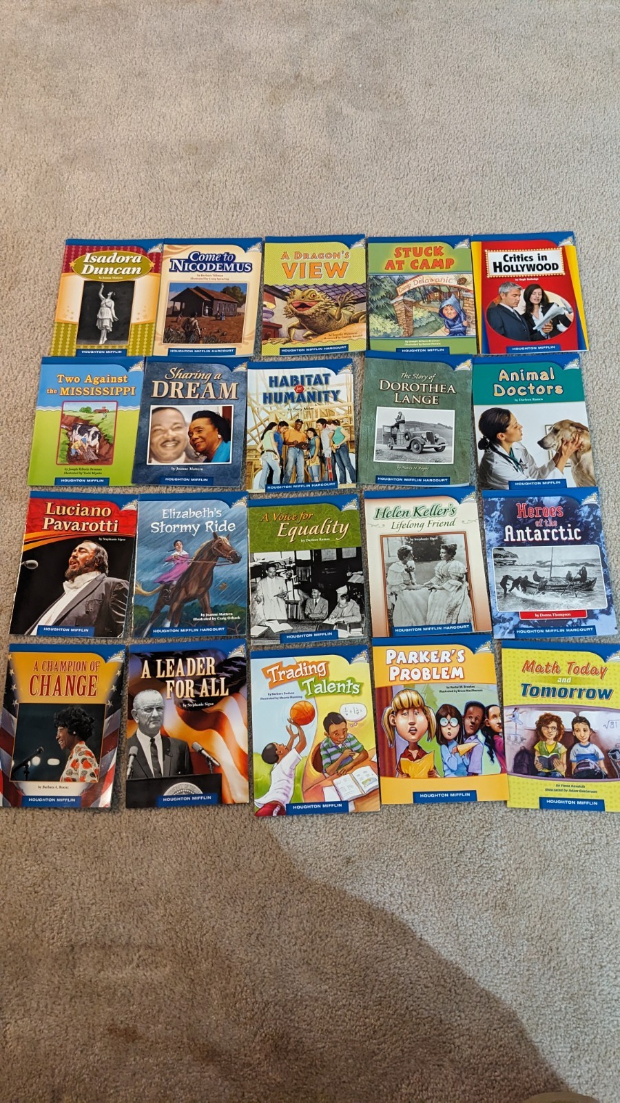Lot of (147) Houghton Mifflin Leveled Readers Levels No Duplicates Books