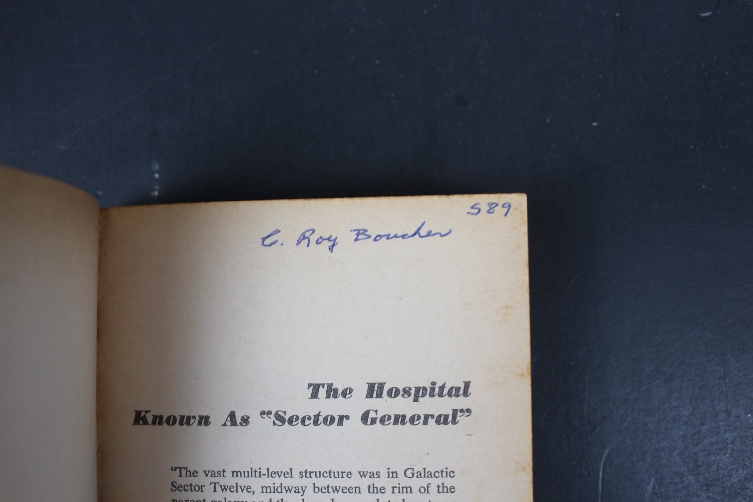 Star Surgeon James White 1963 Sci-Fi Ballantine Books