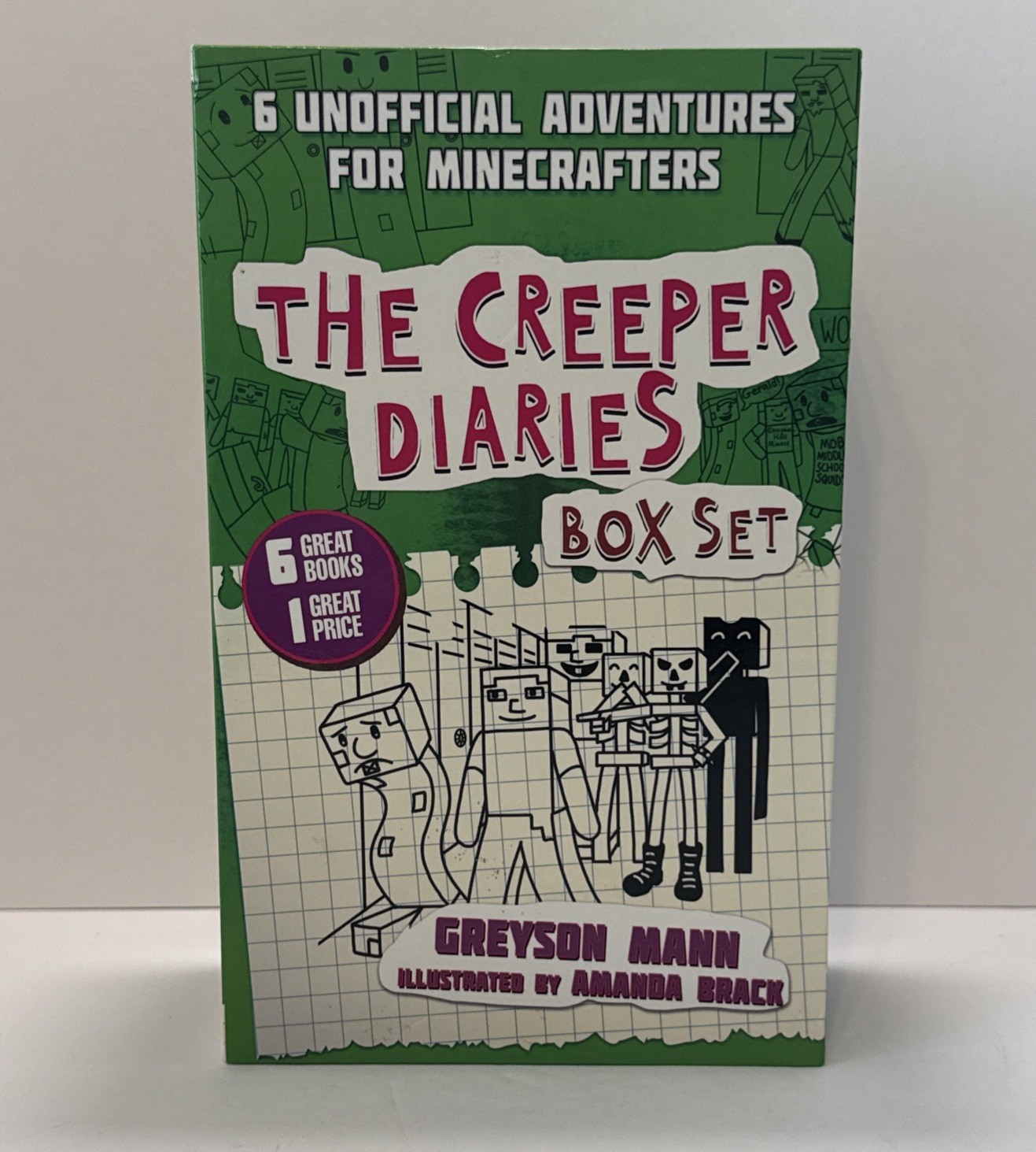 The Creeper Diaries Box Set: Six Unofficial Adventures for Minecrafters Book Set