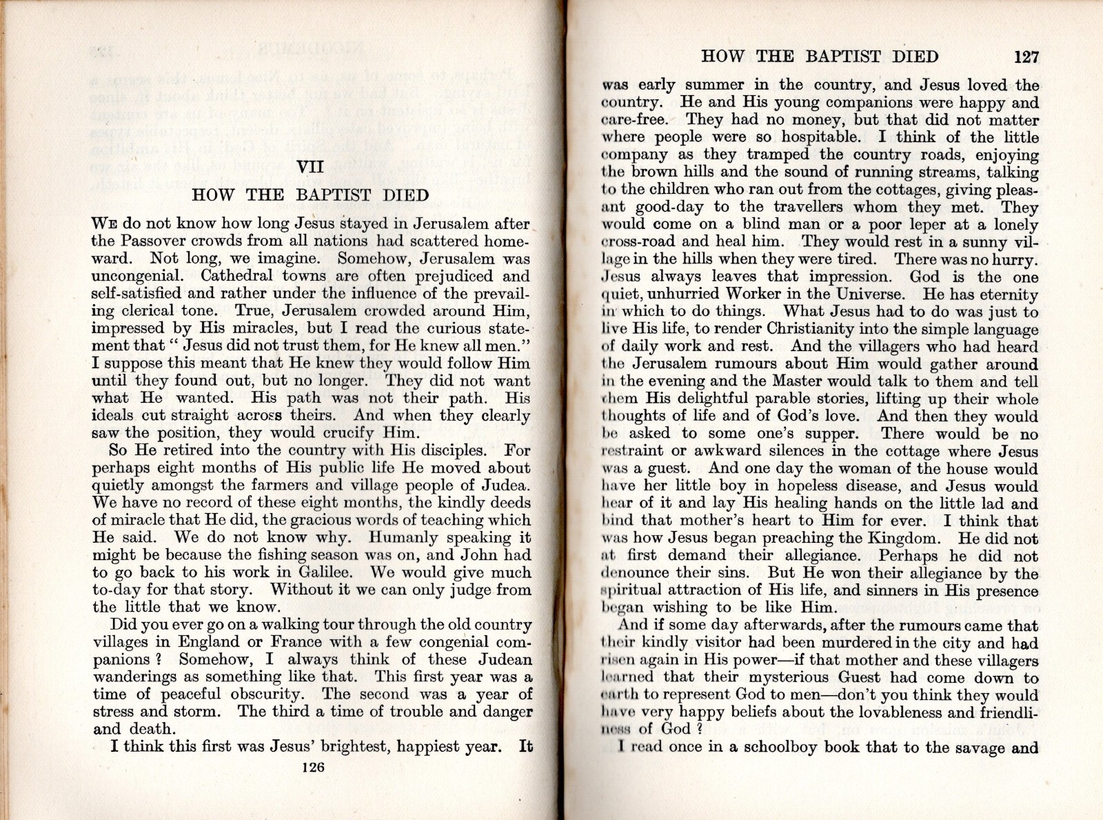A PEOPLE’S LIFE of CHRIST 1926 Hardcover 429 pages J. PATERSON SMYTHE Christan