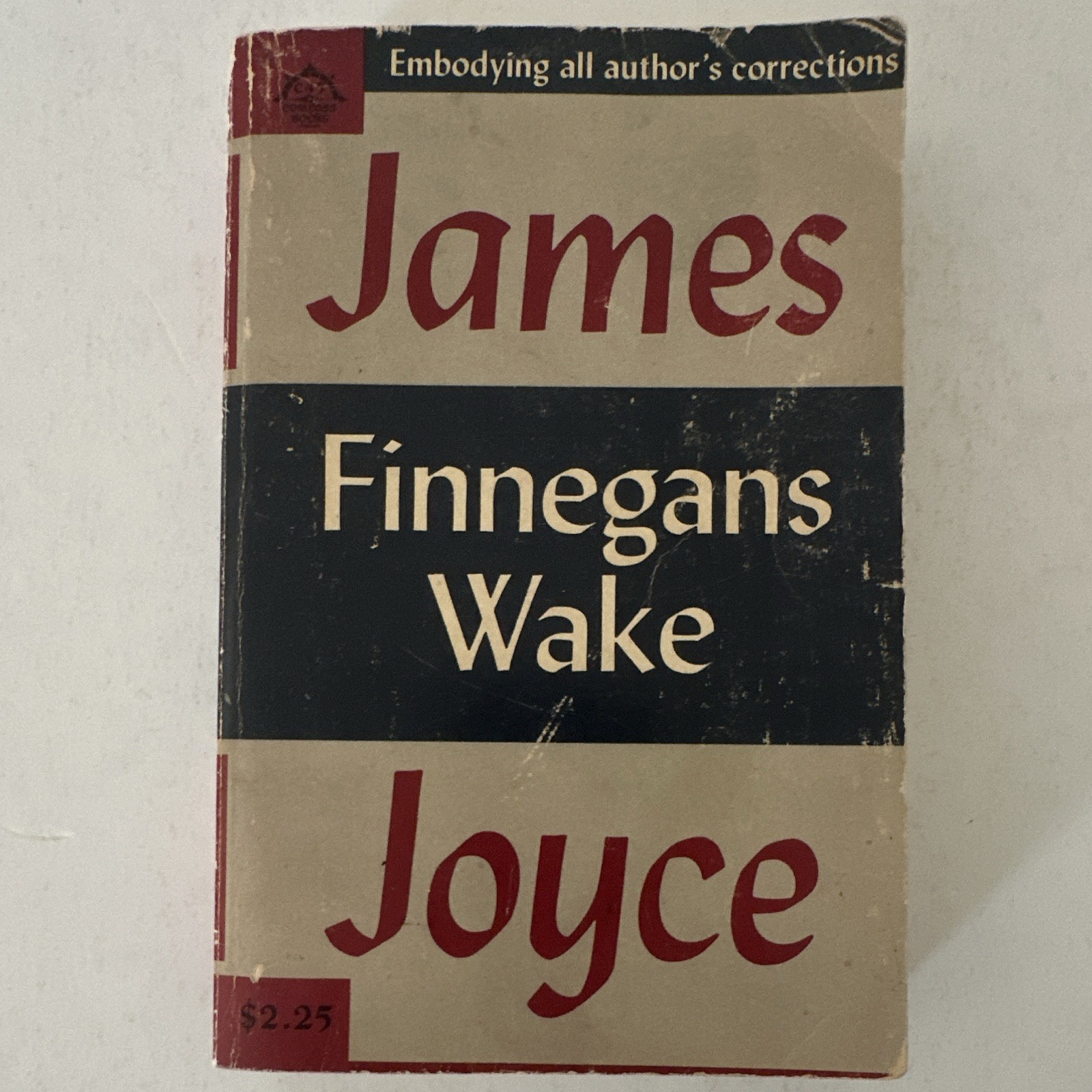 James Joyce Finnegans Wake Compass Books Edition Viking Press 1959 PB Inscribed