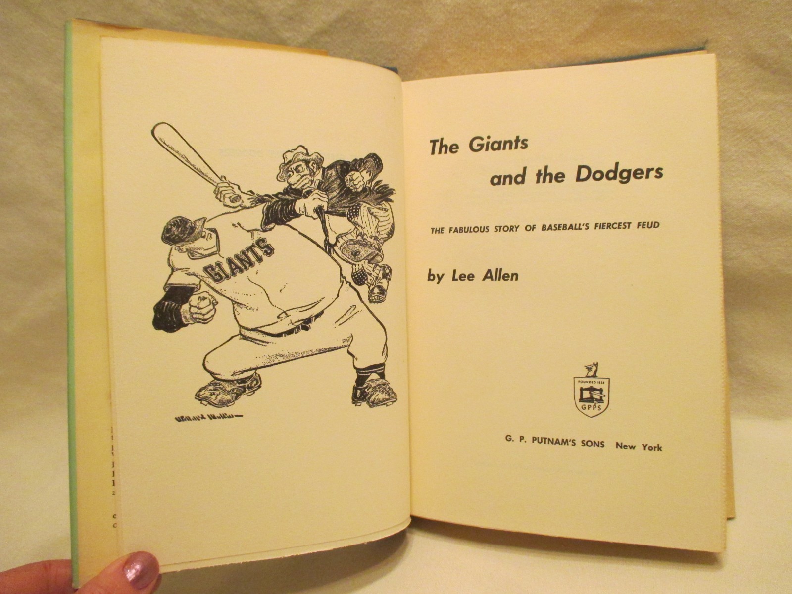 The Giants & The Dodgers: Story of Baseball’s Fiercest Feud- Lee Allen (1964)