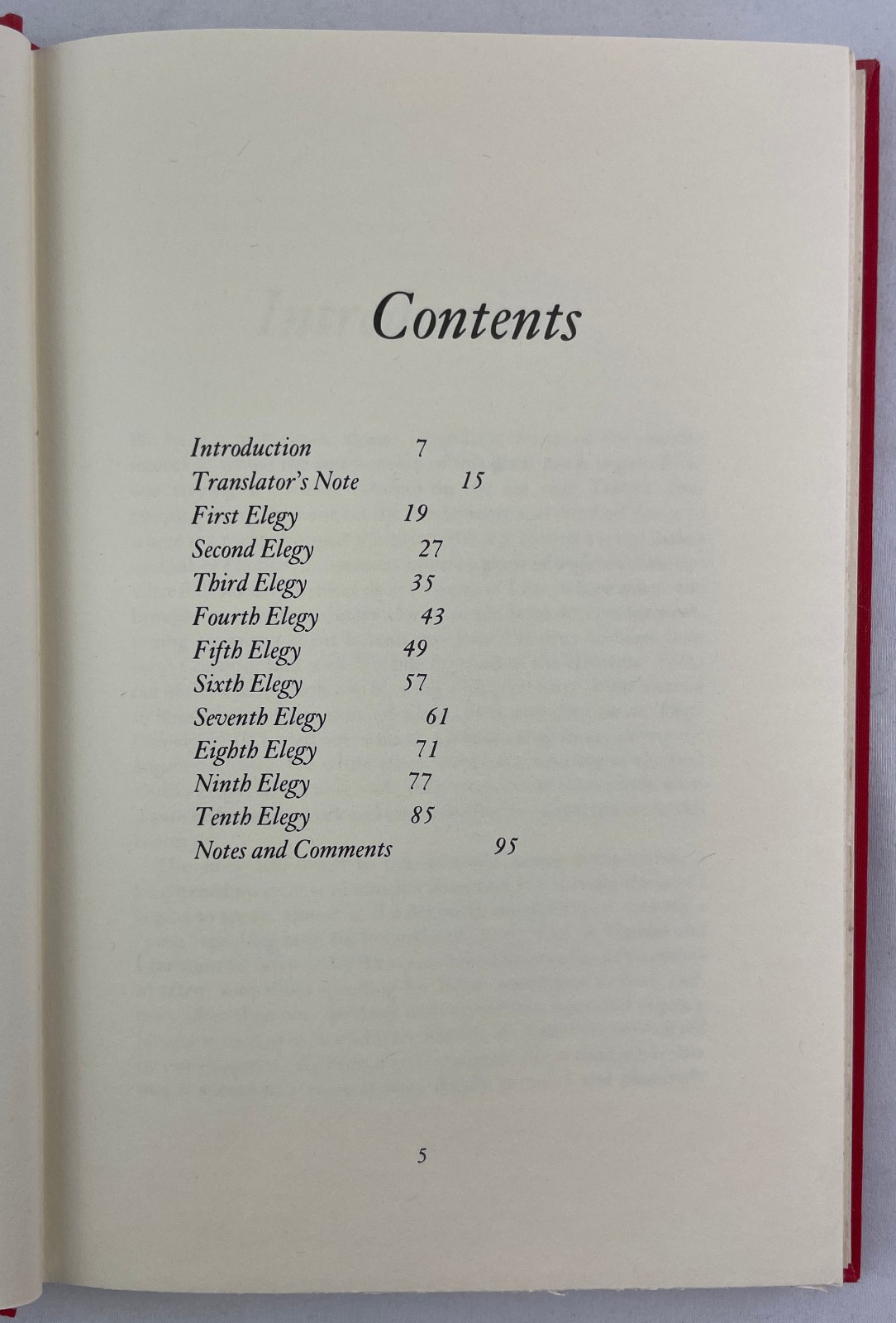 Duino Elegies, Rainer Maria Rilke, 1978, First Edition Thus, HCDJ