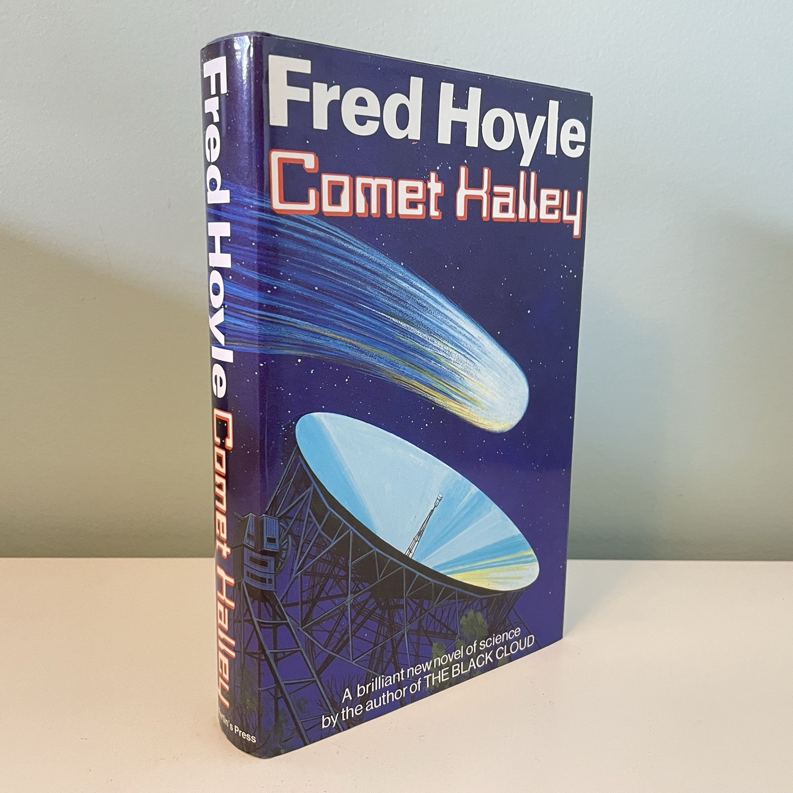 Comet Halley by Fred Hoyle (1985 St. Martin’s Press, Hardcover DJ 1st/1st VG)