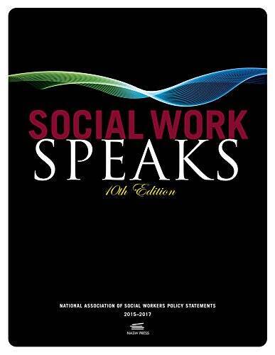 Social Work Speaks, 10th Edition: NASW Policy Statements – Ring-bound – GOOD
