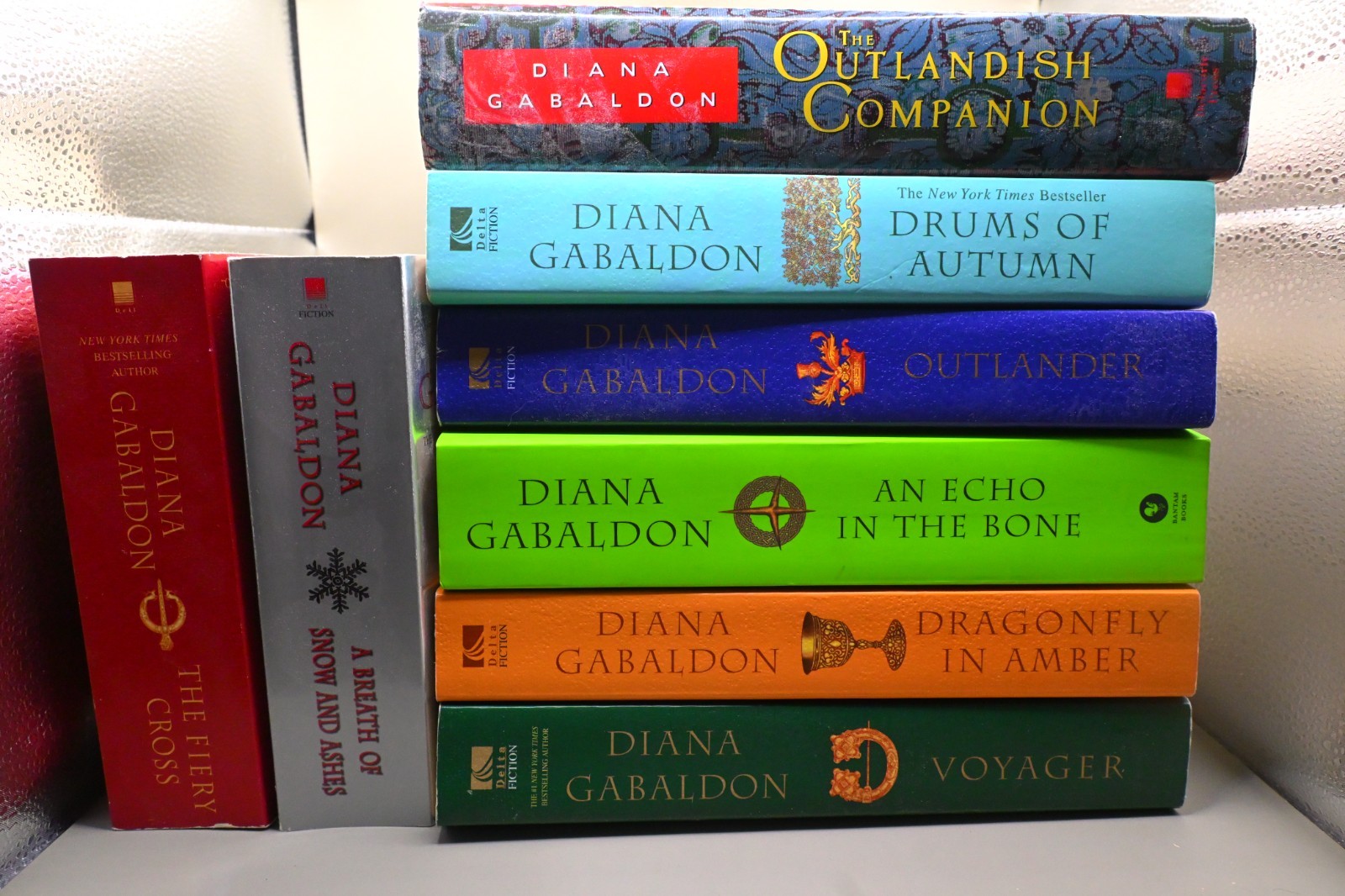 Diana Gabaldon Outlander Book Lot 8 HC PB Dragonfly Voyager Companion Set