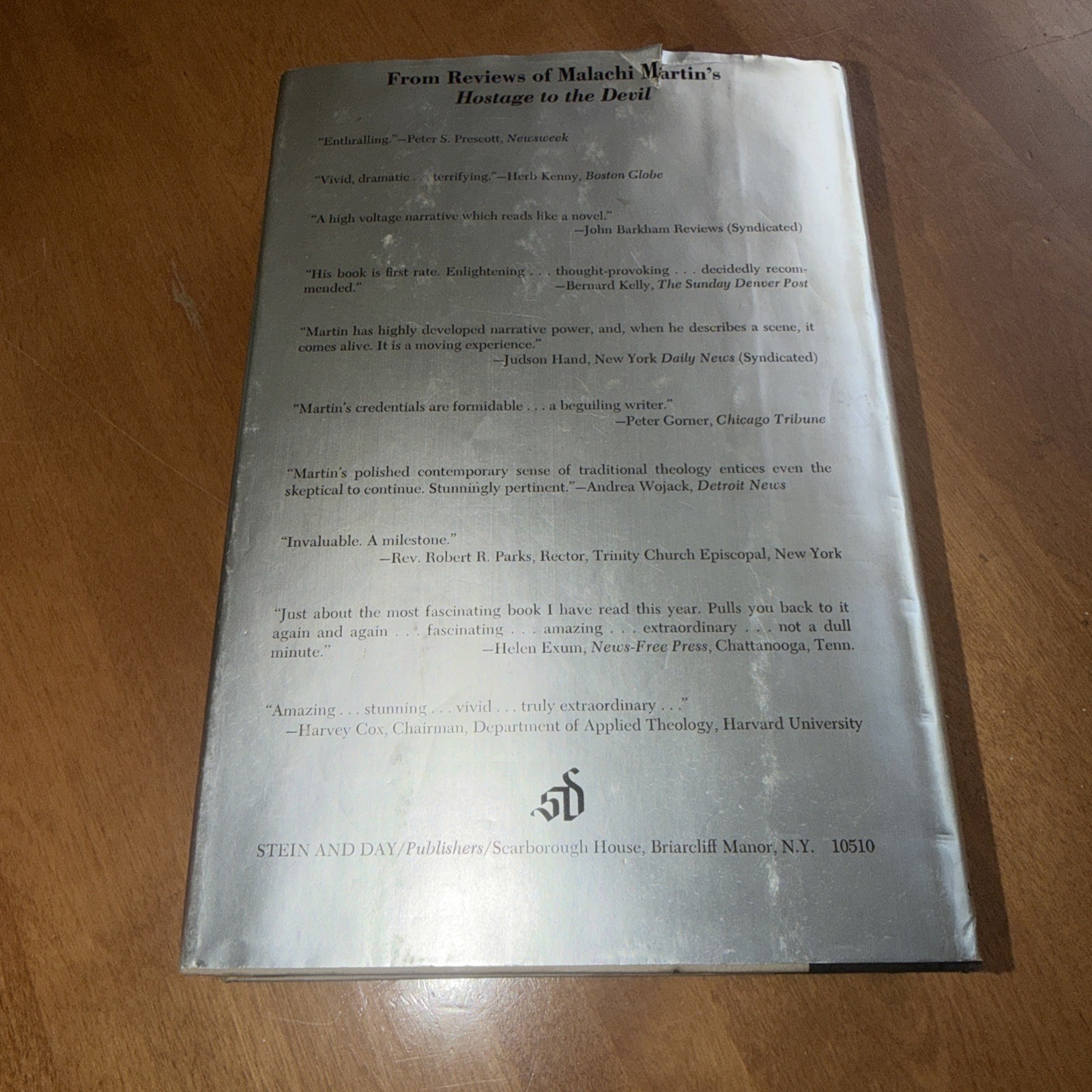 Malachi Martin | The Final Conclave | HC w/ DJ | 1st Edition – 2nd Print| 1978