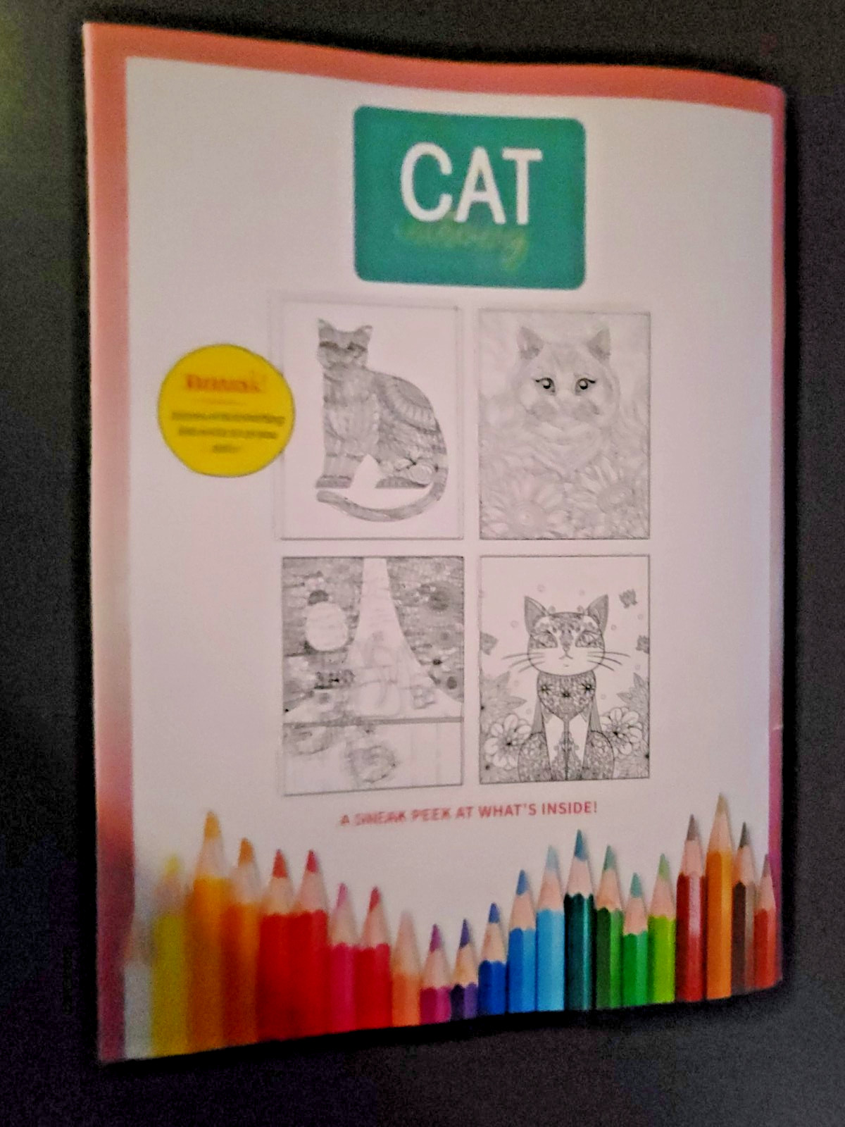 Cat Coloring -32 Spring-Inspired Designs-Relaxing & Inspirational Adult Coloring