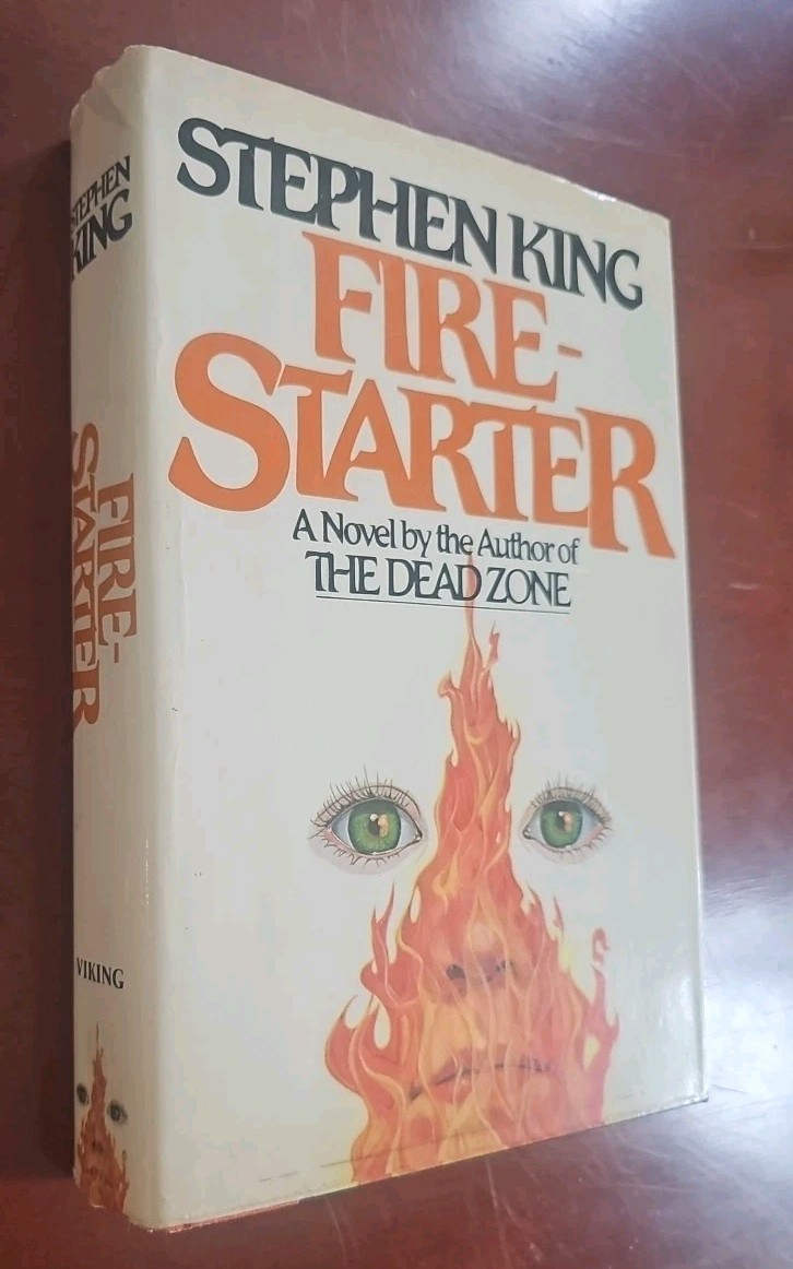 Stephen King FIRESTARTER TRUE 1st Edition/1st Printing Viking Press $13.95 DJ HC