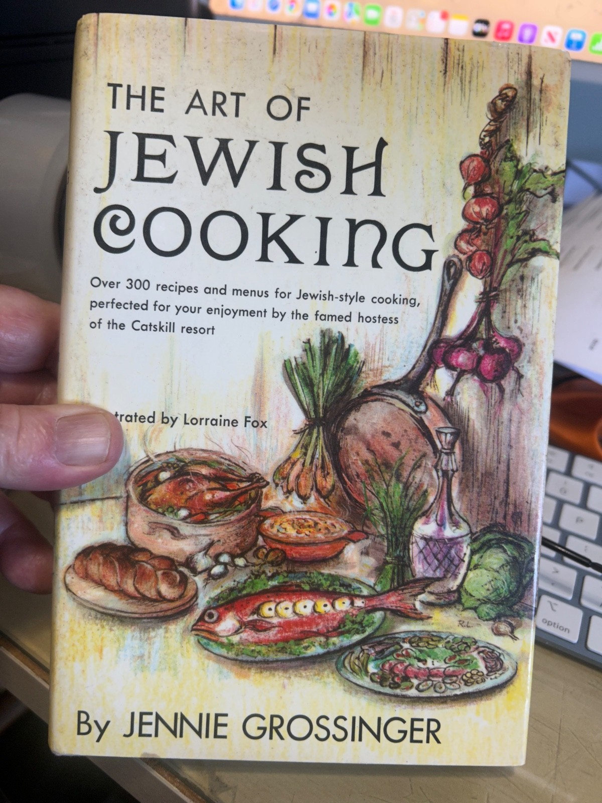 Jennie Grossinger The Art of Jewish Cooking (1958) Over 300 Recipes HC/DJ VG++