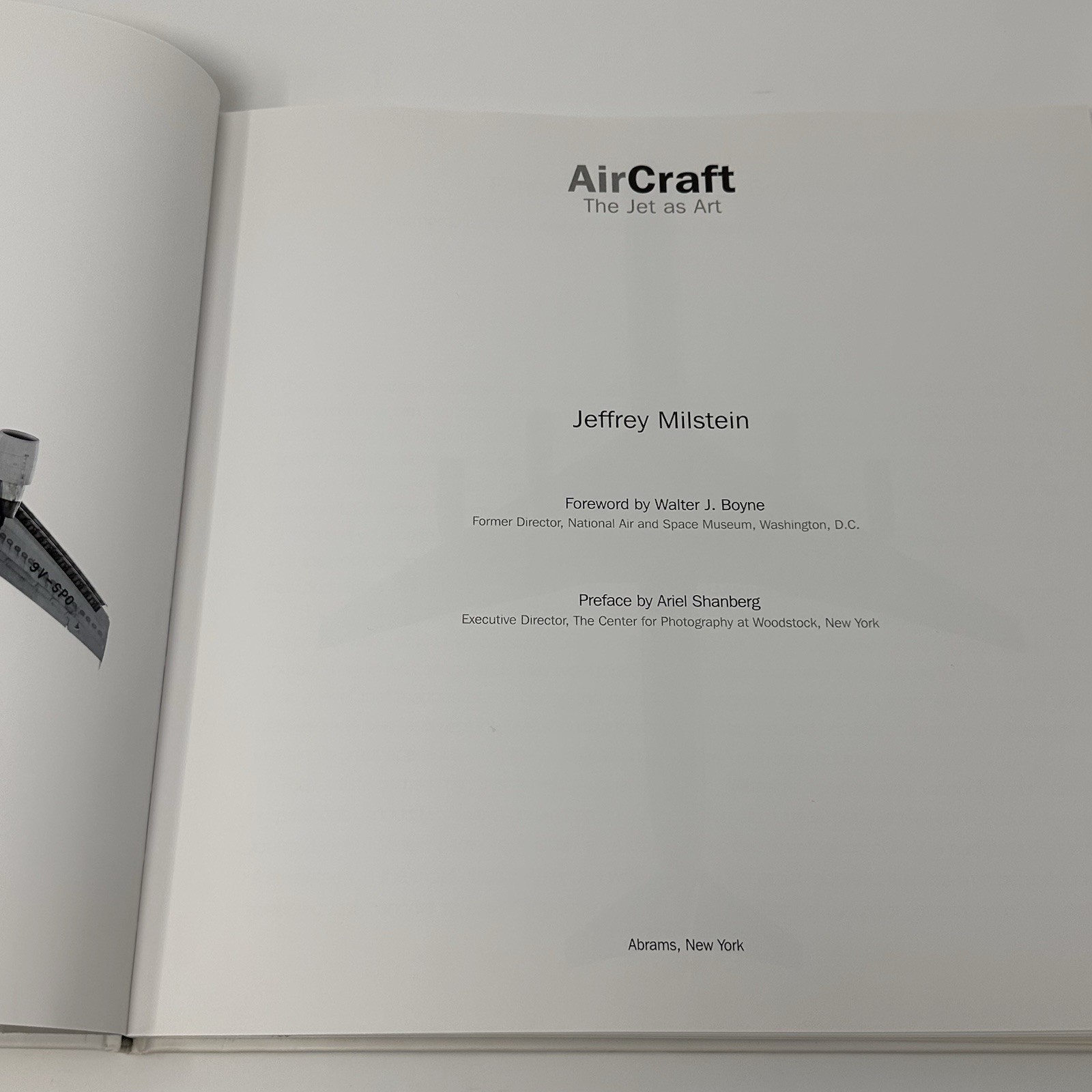 Aircraft The Jet As Art Milstein Airplane Photography Fold Out Coffee Table Book
